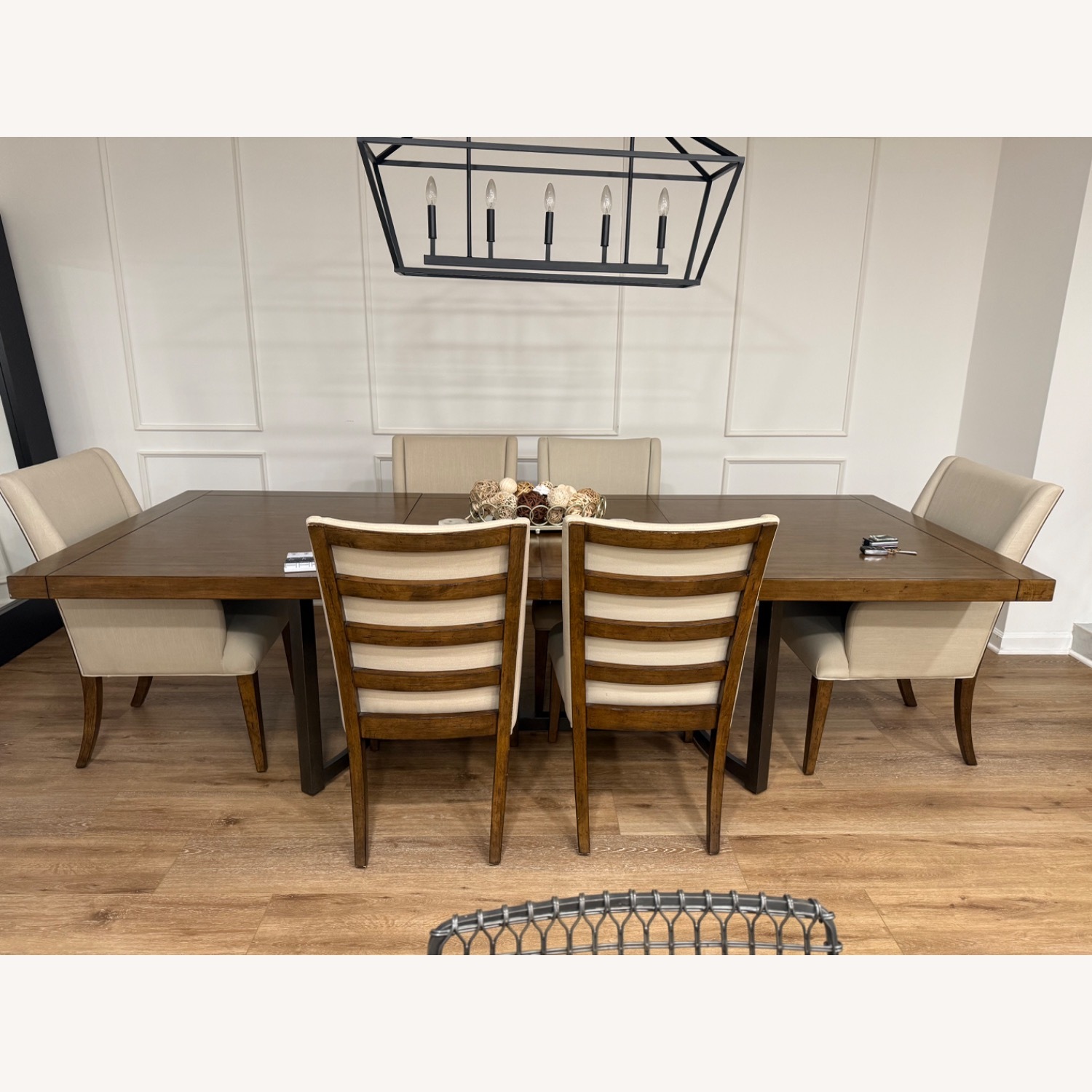 Havertys Dark Brown Wood Dining Sets - image-3