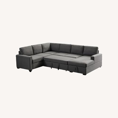 Used Amazon Dark Gray 3+ Piece Sectional for sale on AptDeco