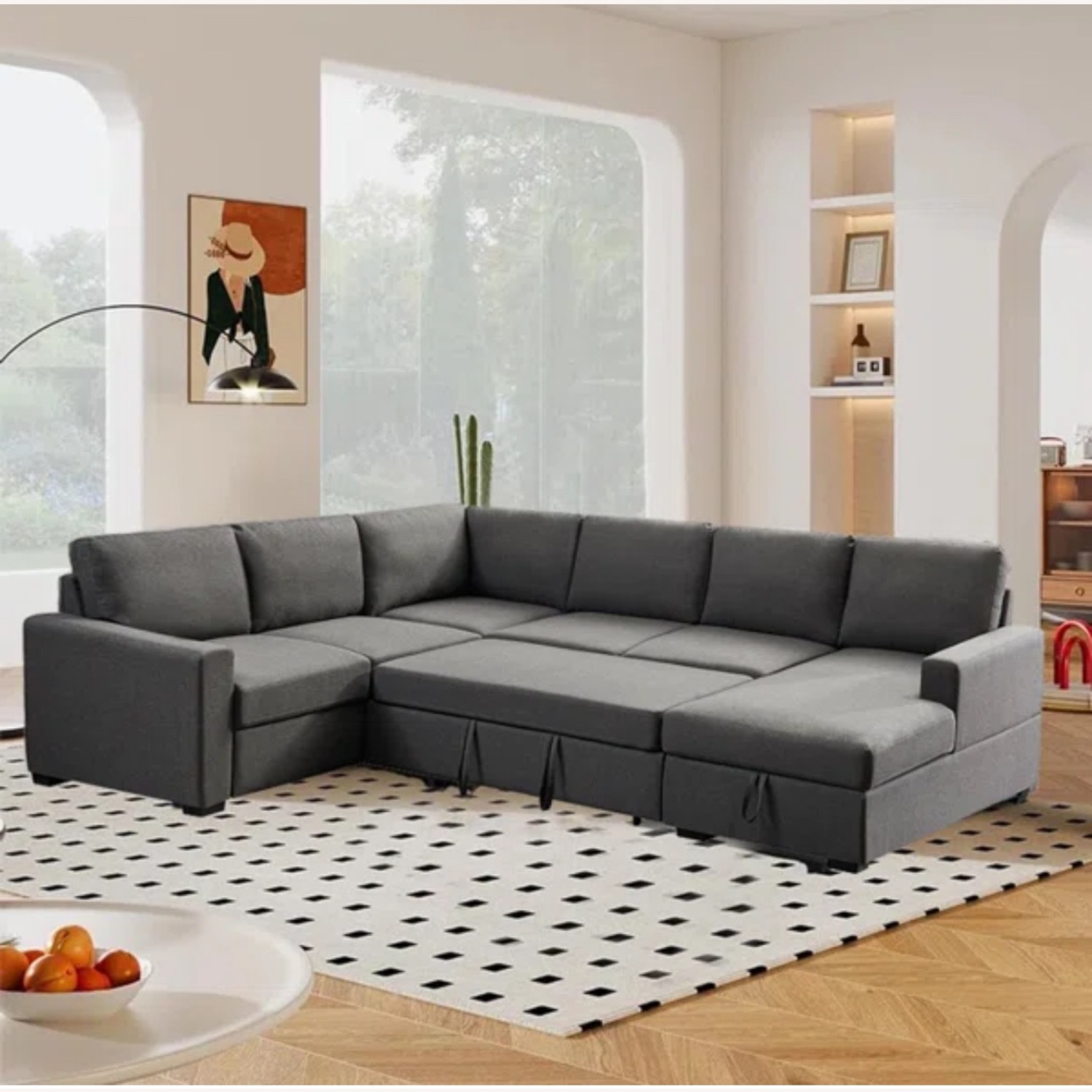 Amazon Dark Gray 3+ Piece Sectional - image-4