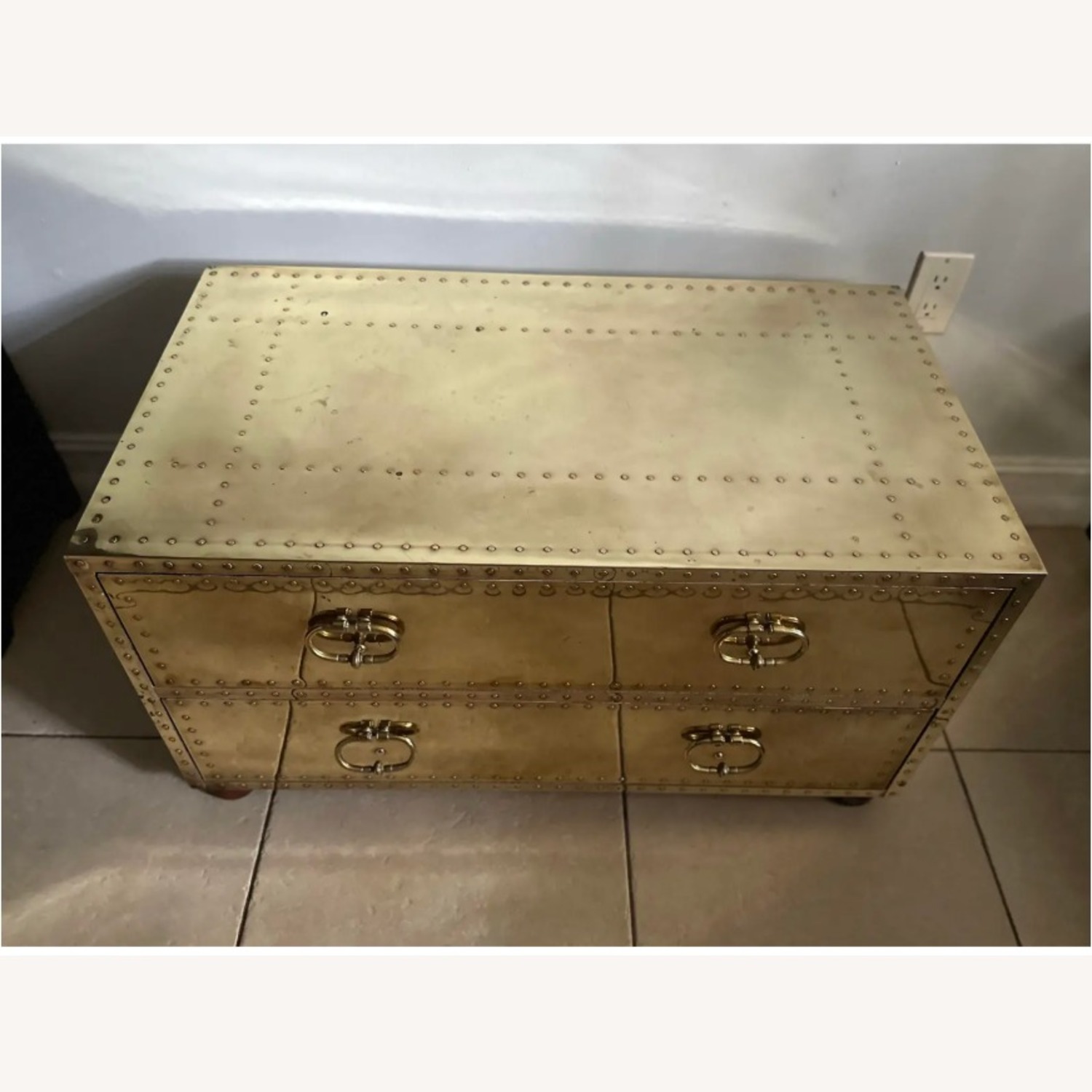 1970s Gold Coffee Table - image-2