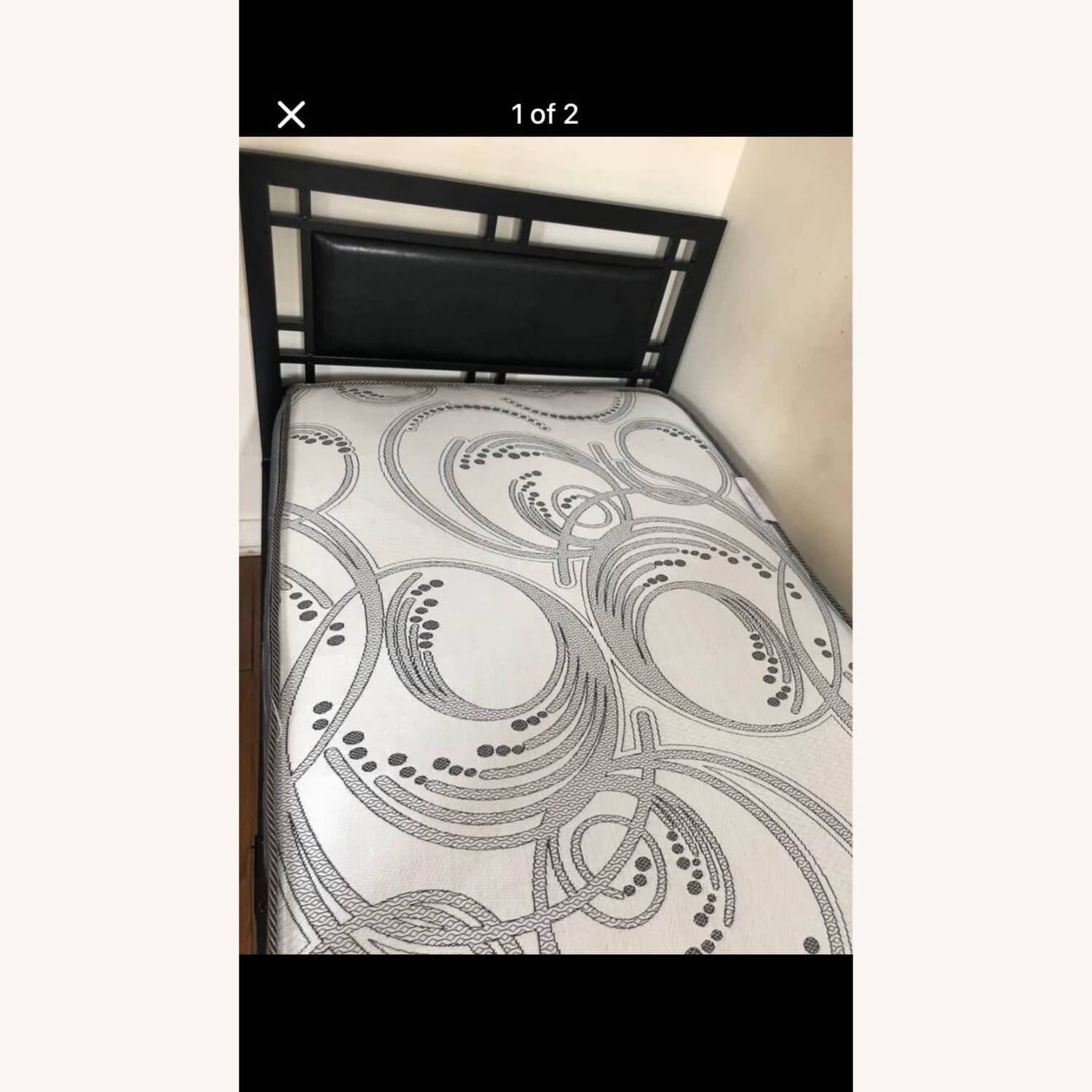 Ashley Furniture Black Metal Twin Bed - image-2