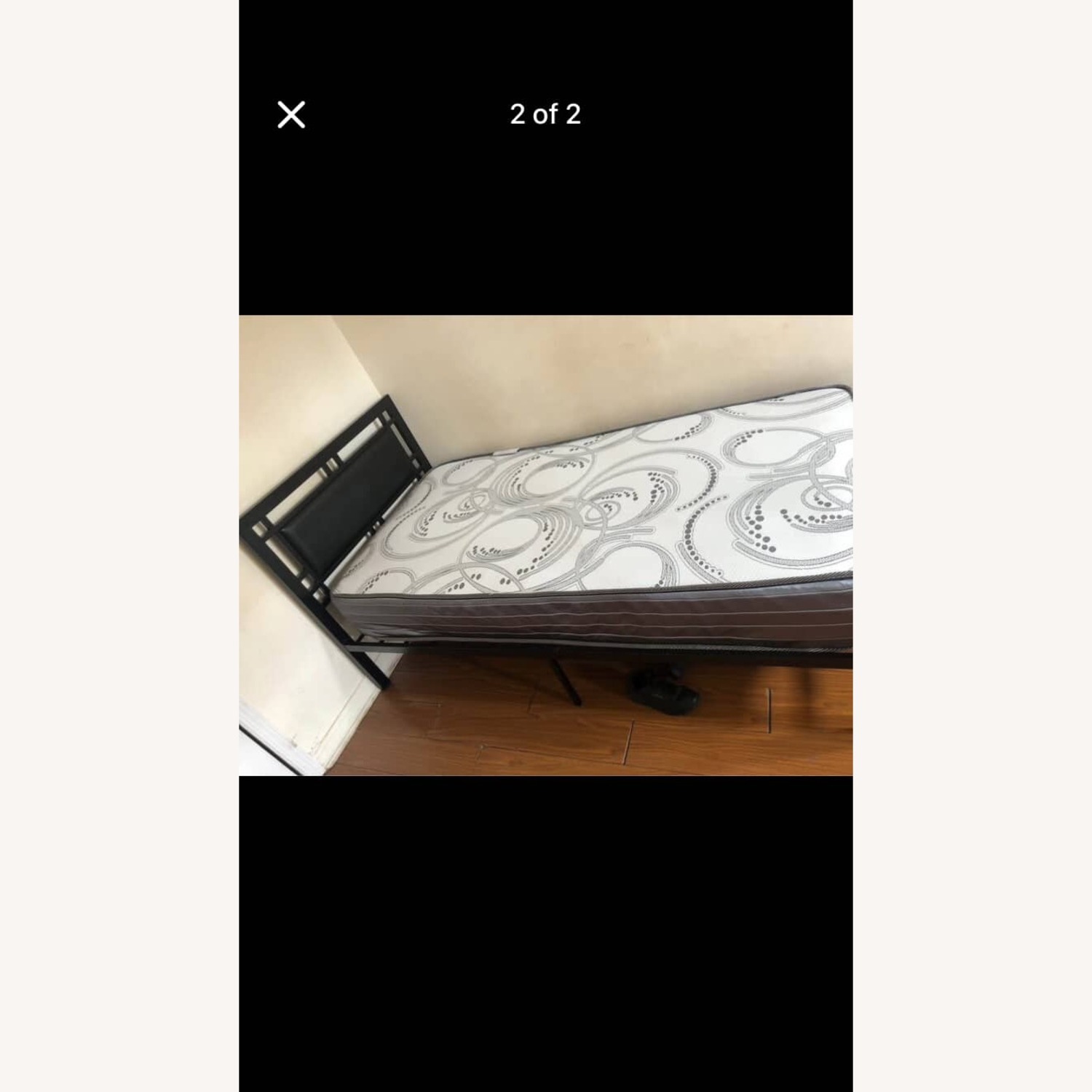 Ashley Furniture Black Metal Twin Bed - image-1