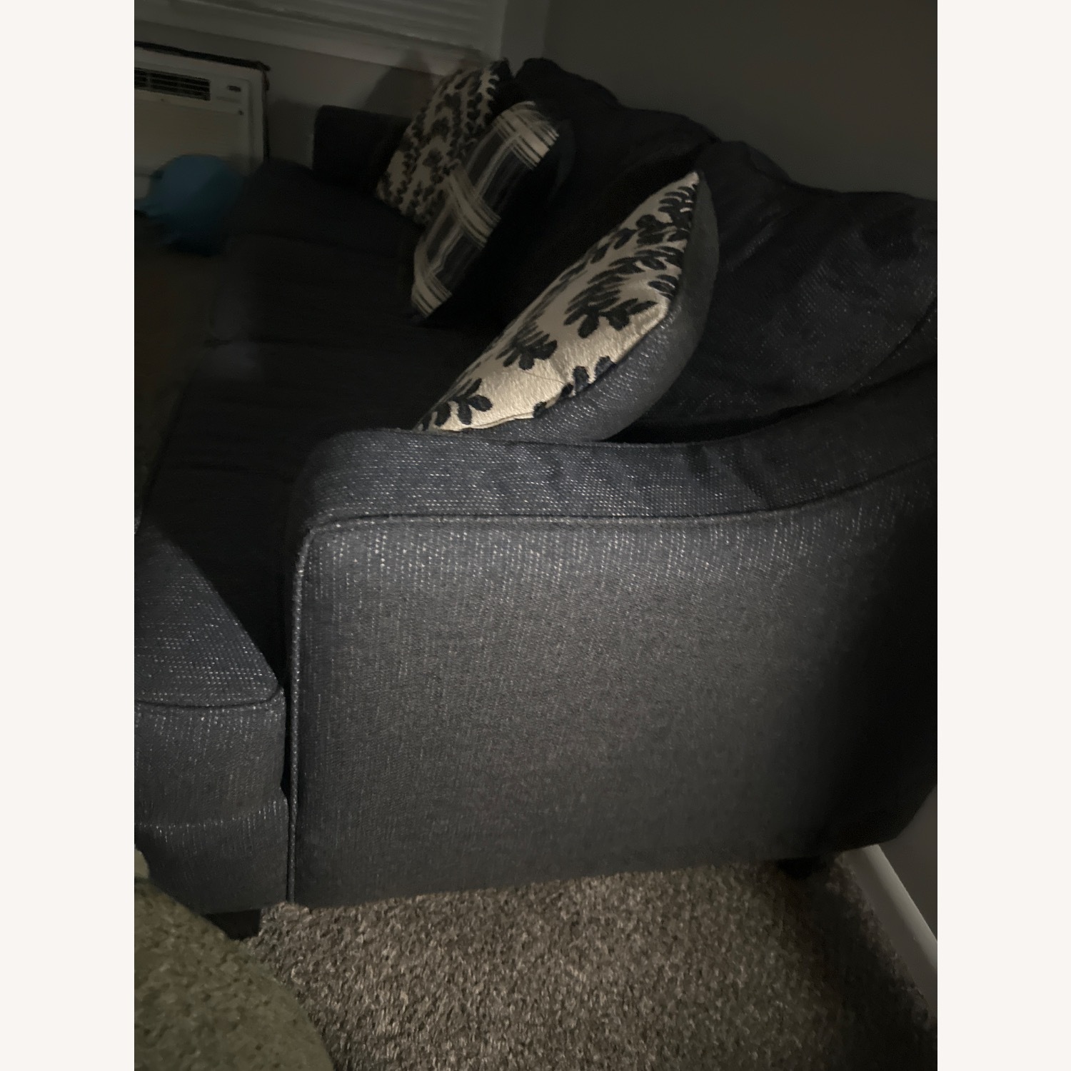 Raymour & Flanigan Dark Gray Fabric Sleeper Sofa - image-3