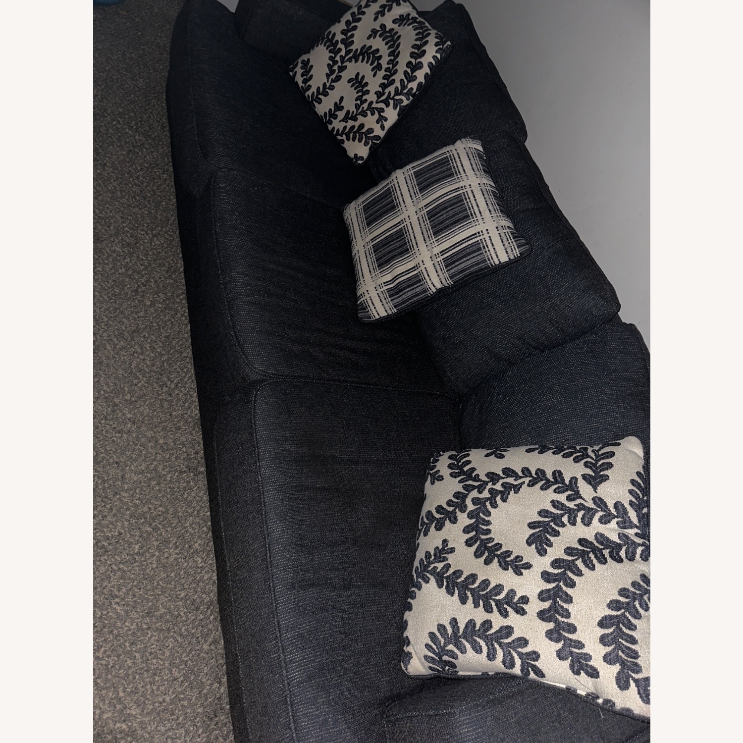 Raymour & Flanigan Dark Gray Fabric Sleeper Sofa - image-2