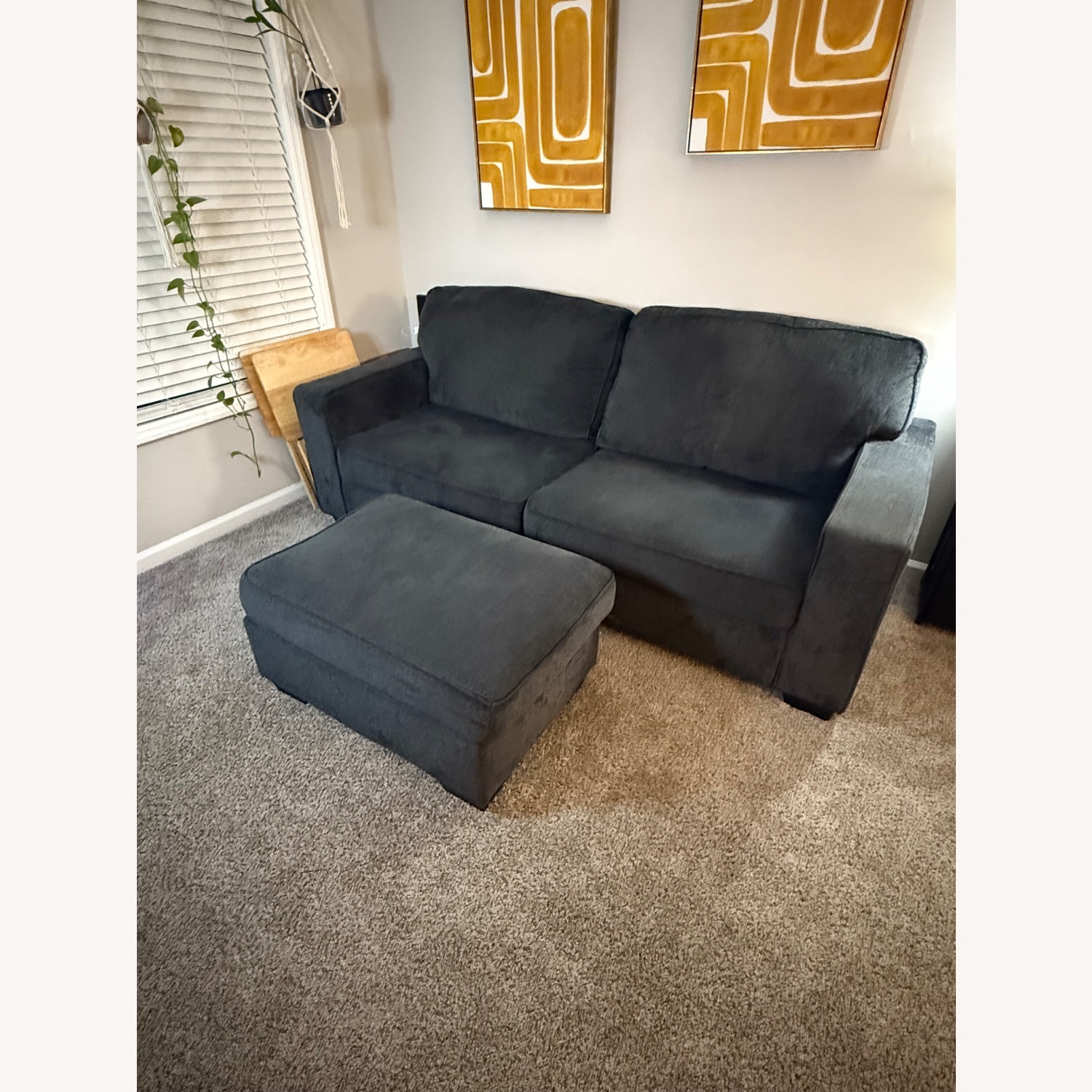 Ashley Furniture Altari Blue 2 Seater Sofa - image-3