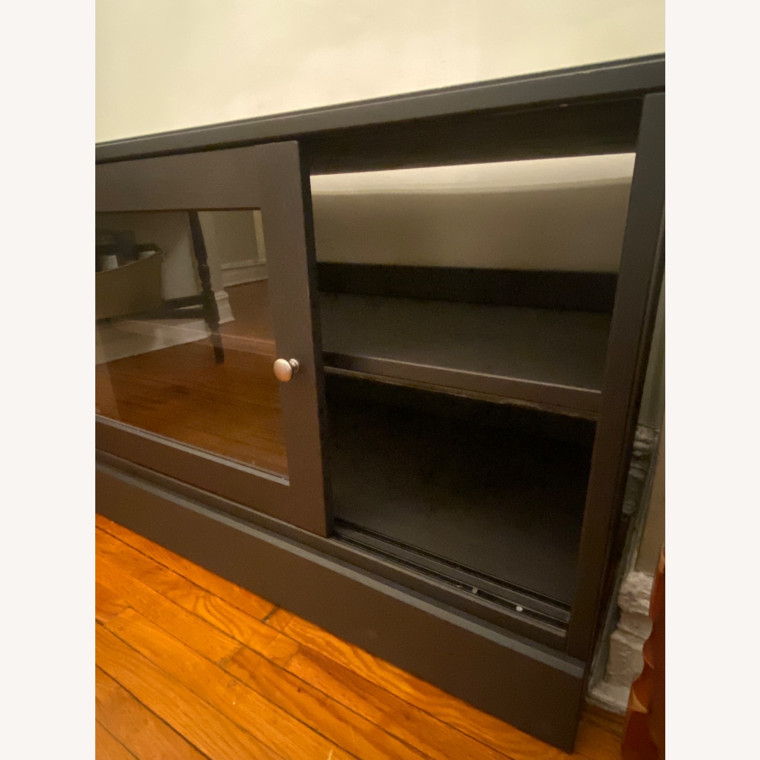 IKEA Havsta Black Wood Media Storage - image-3