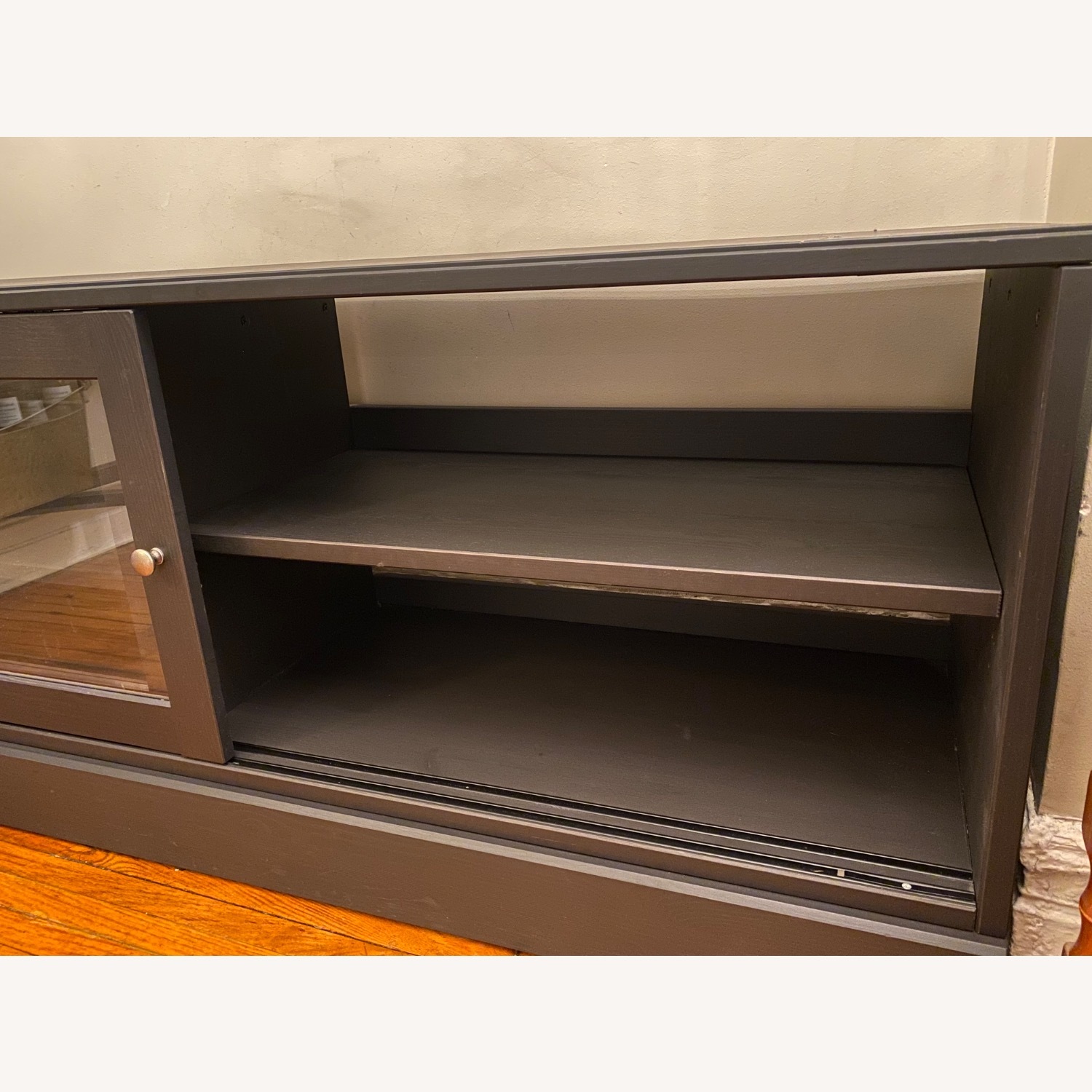 IKEA Havsta Black Wood Media Storage - image-2