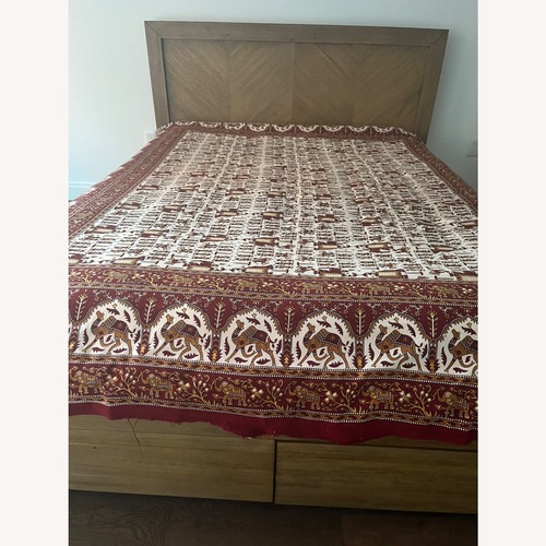 Used Raymour & Flanigan Playa Platform Storage Bed for sale on AptDeco