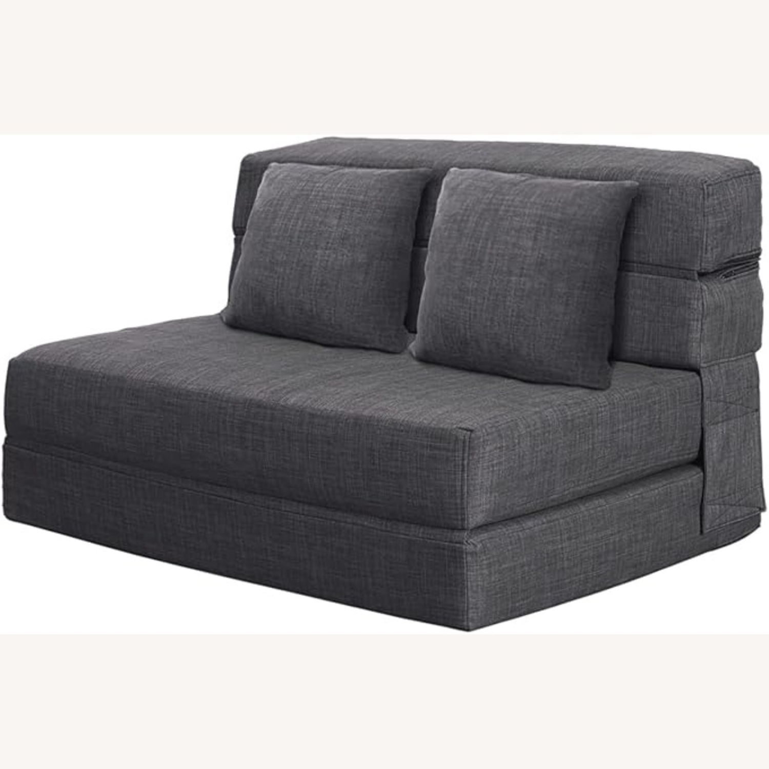 Amazon Dark Gray Fabric Sleeper Sofa - image-4