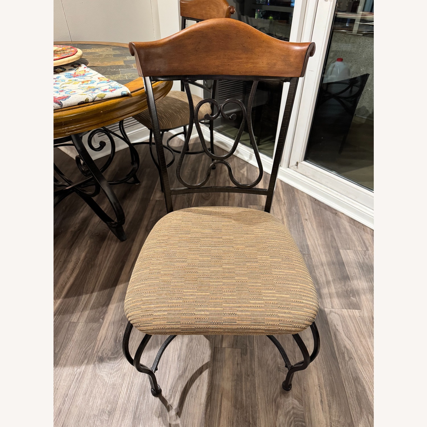 Vintage/Antique Natural Wood Dining Set - image-4