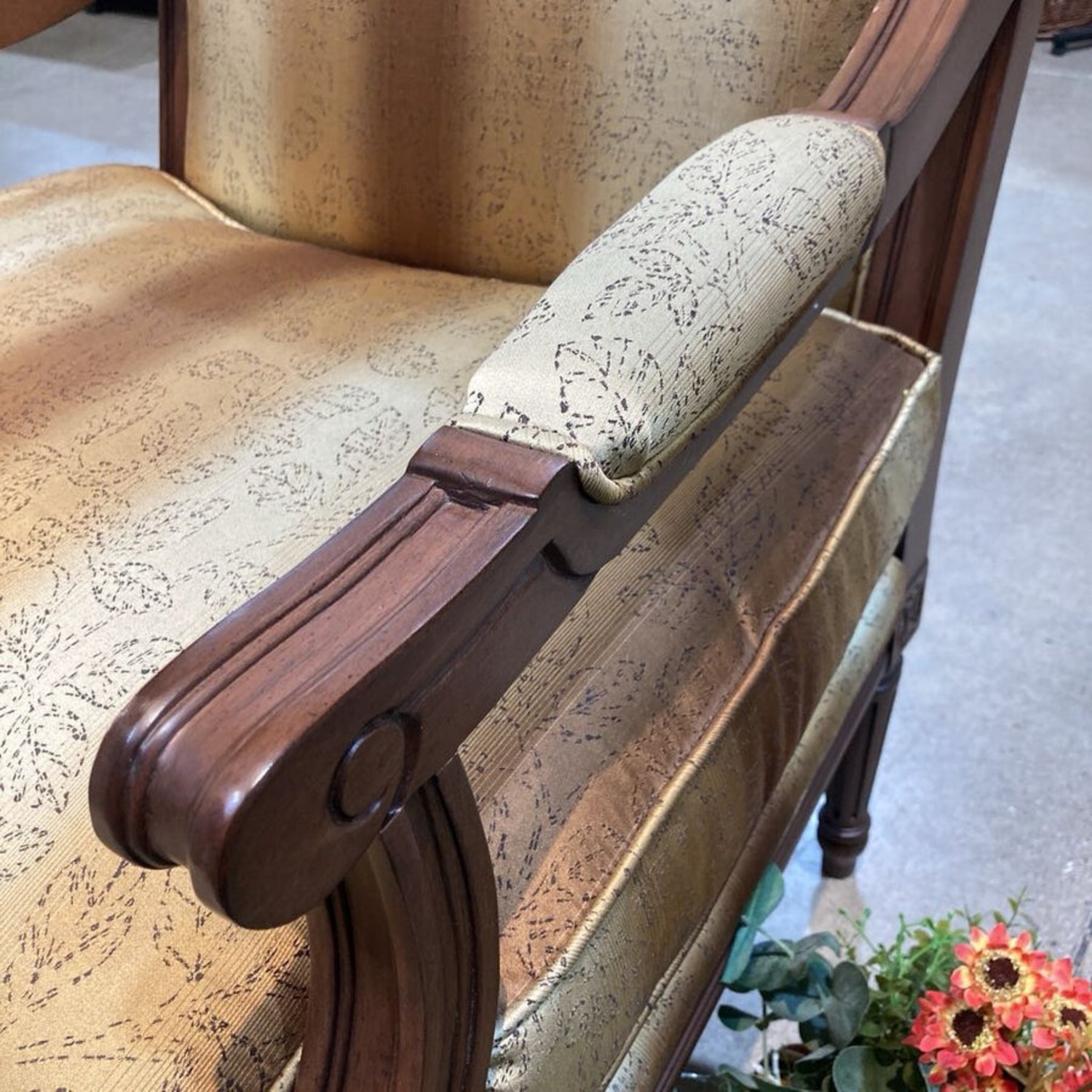 Pearson Louis XVI Upholstered Fauteuil Chair - image-5