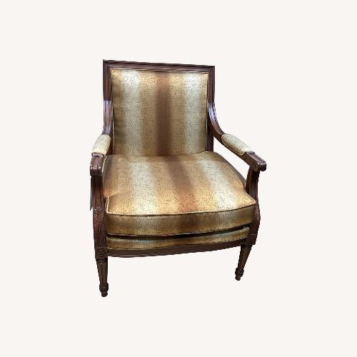 Used Pearson Louis XVI Upholstered Fauteuil Chair for sale on AptDeco