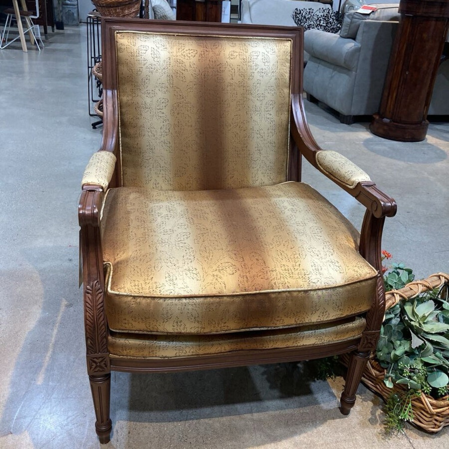 Pearson Louis XVI Upholstered Fauteuil Chair - image-3