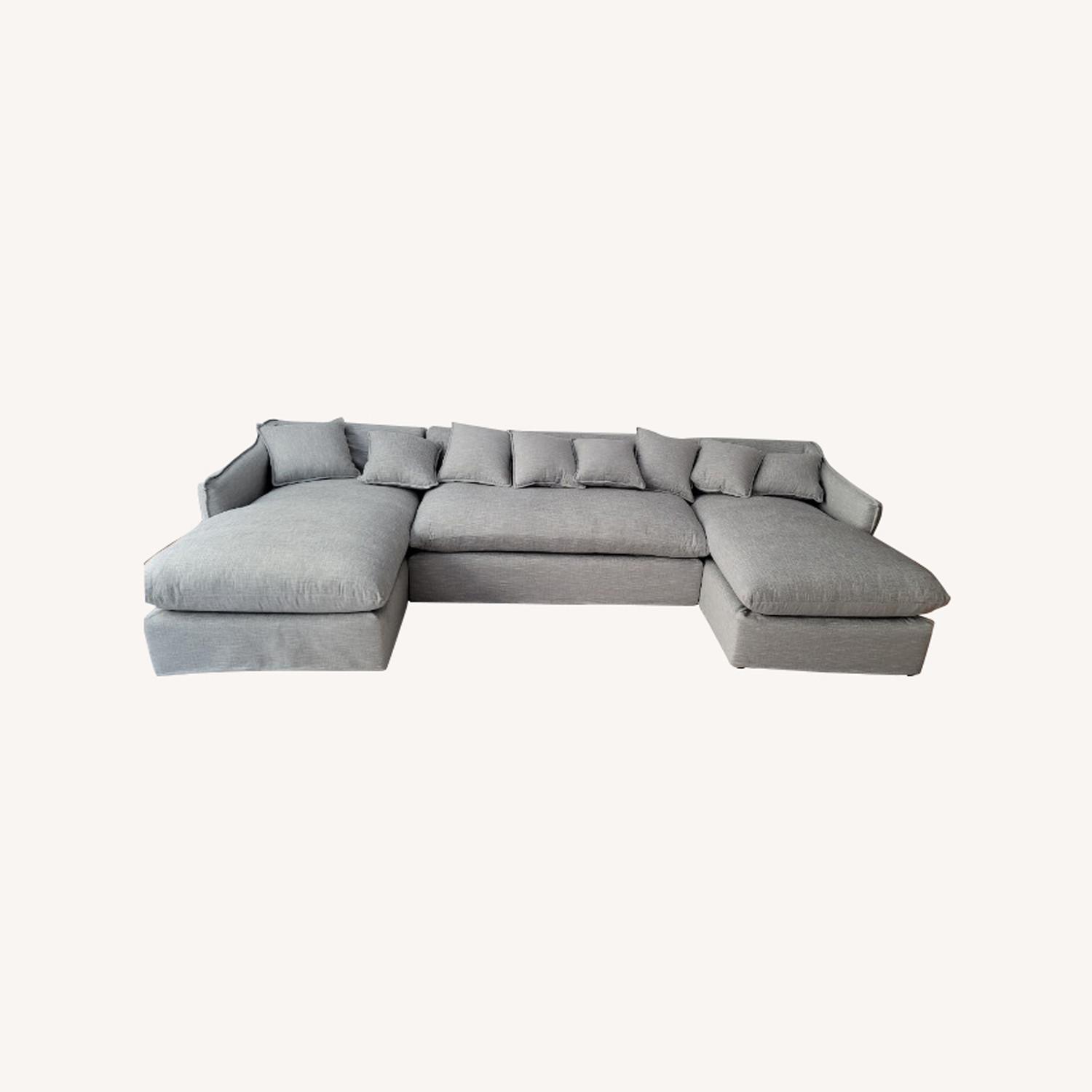 Maiden Home Dune Chenille Harbor Sectional - image-0