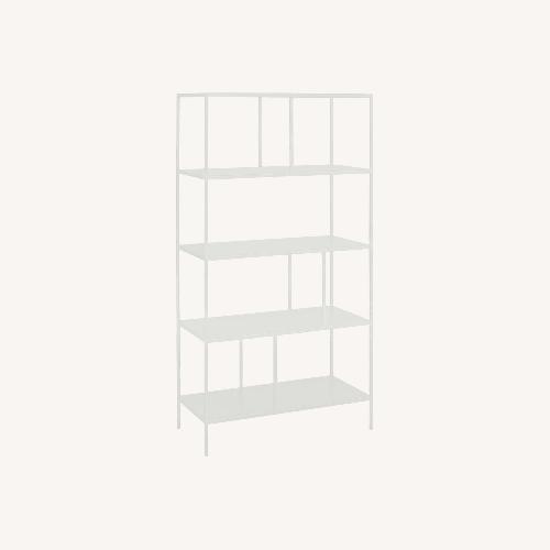Used Room & Board Foshay White Metal Bookcase for sale on AptDeco