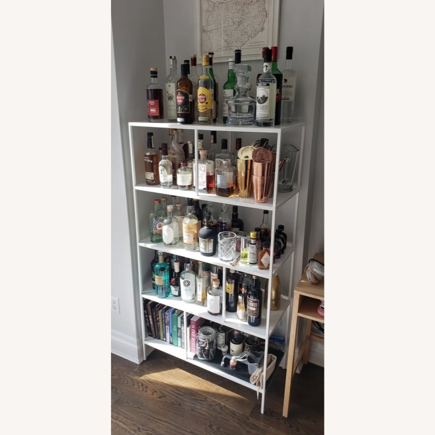 Room & Board Foshay White Metal Bookcase - image-1