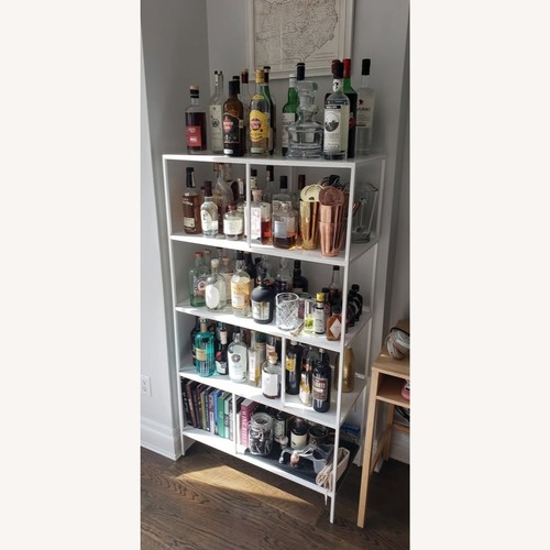 Used Room & Board Foshay White Metal Bookcase for sale on AptDeco