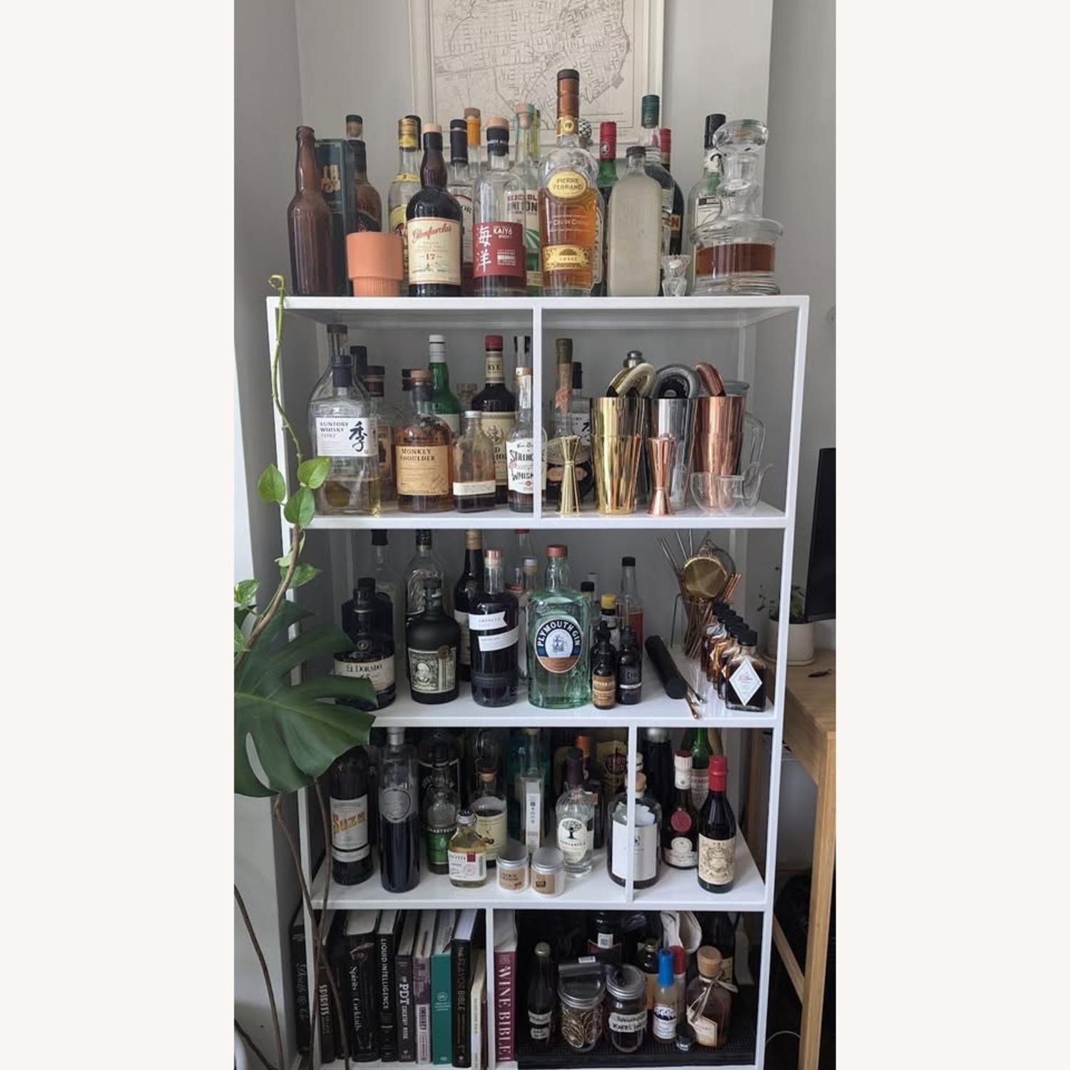 Room & Board Foshay White Metal Bookcase - image-2