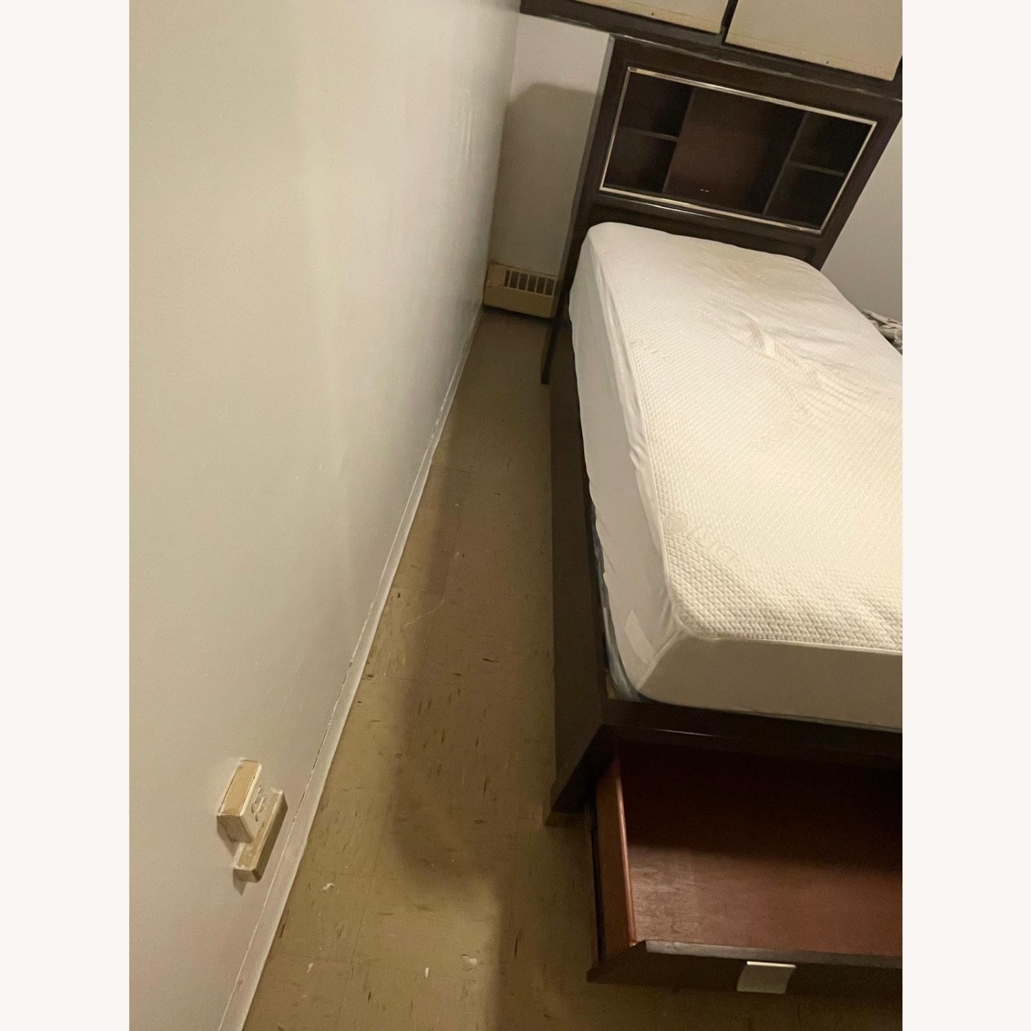 Raymour & Flanigan Dark Brown Twin Bed - image-4