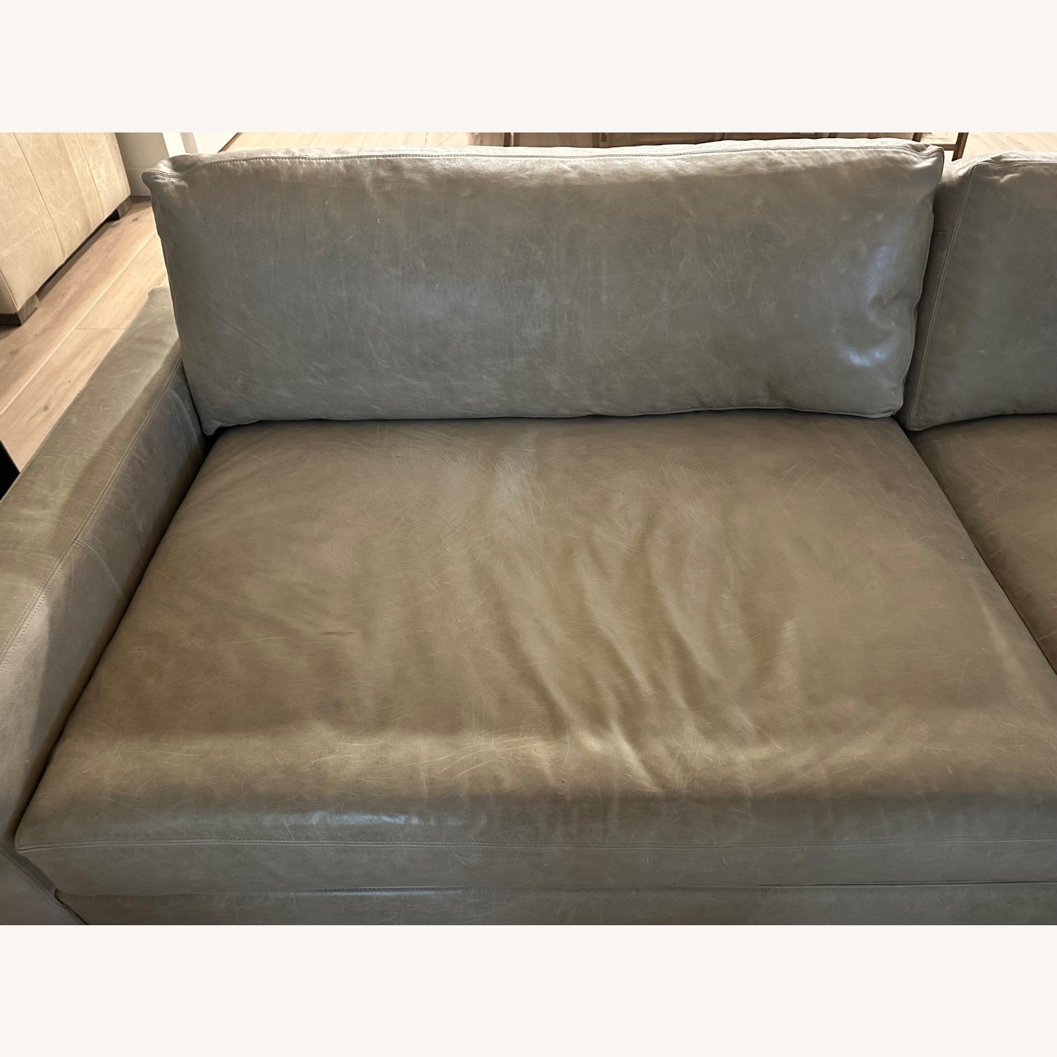 Housse Pour Pouf Restoration Hardware – Cloud Luxe – Lin Naturel – 114 Cm