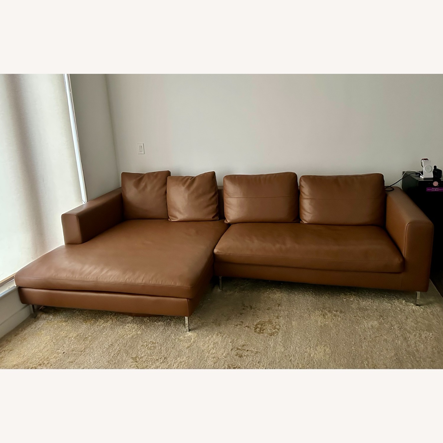 Rove Concepts Hugo Dark Brown 3+ Piece Sectional - image-1