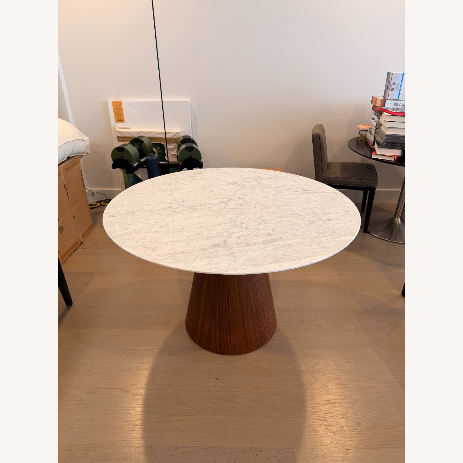 Rove Concepts Winston White Marble Dining Table - image-2