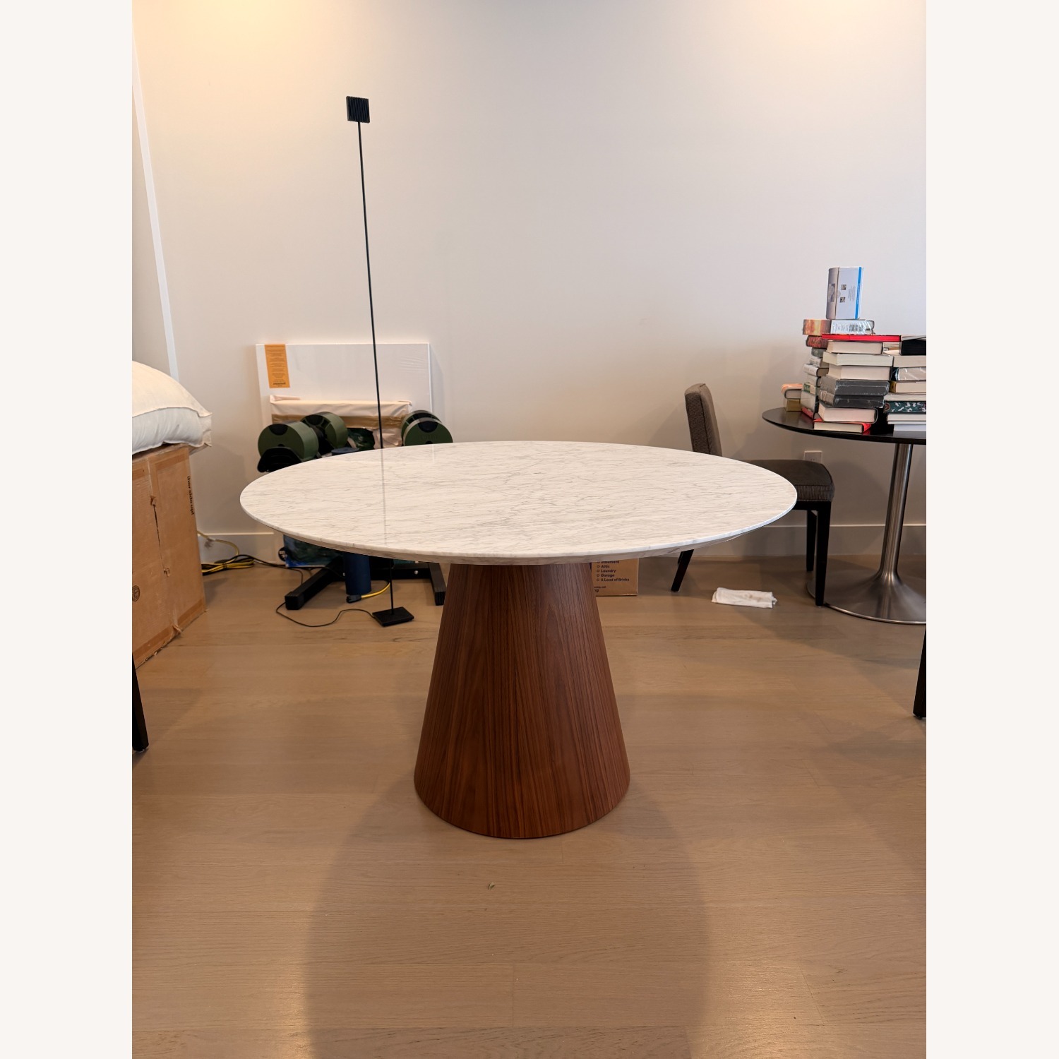 Rove Concepts Winston White Marble Dining Table - image-1