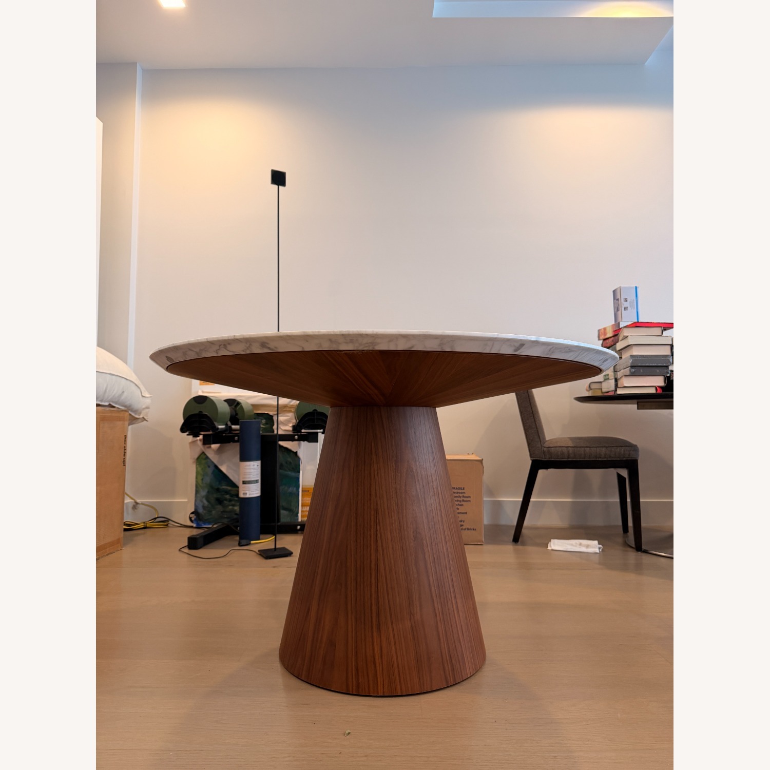 Rove Concepts Winston White Marble Dining Table - image-3