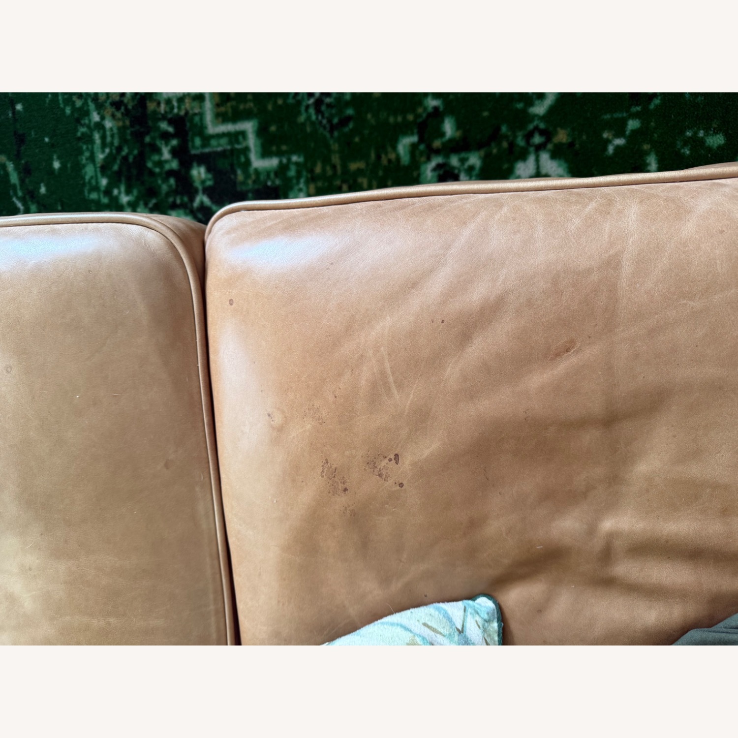 Article Timber 93" Leather Corner Sectional - Charme Tan - image-4