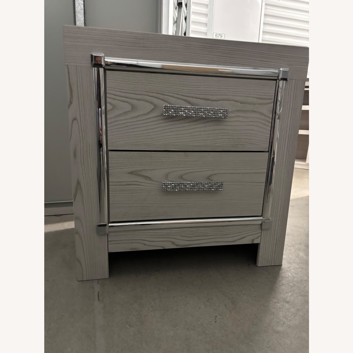 Ashley Furniture White Wood Nightstand - image-4