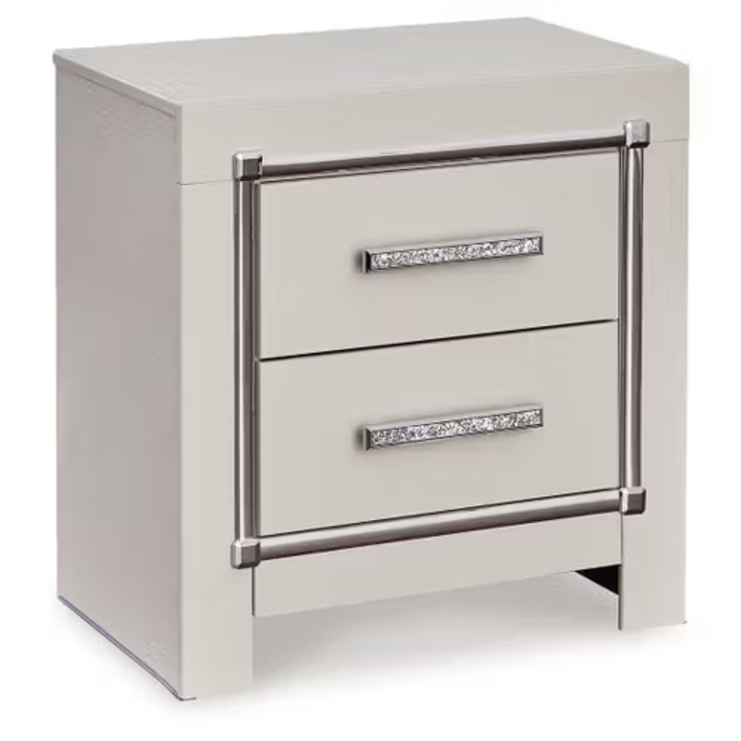 Ashley Furniture White Wood Nightstand - image-5