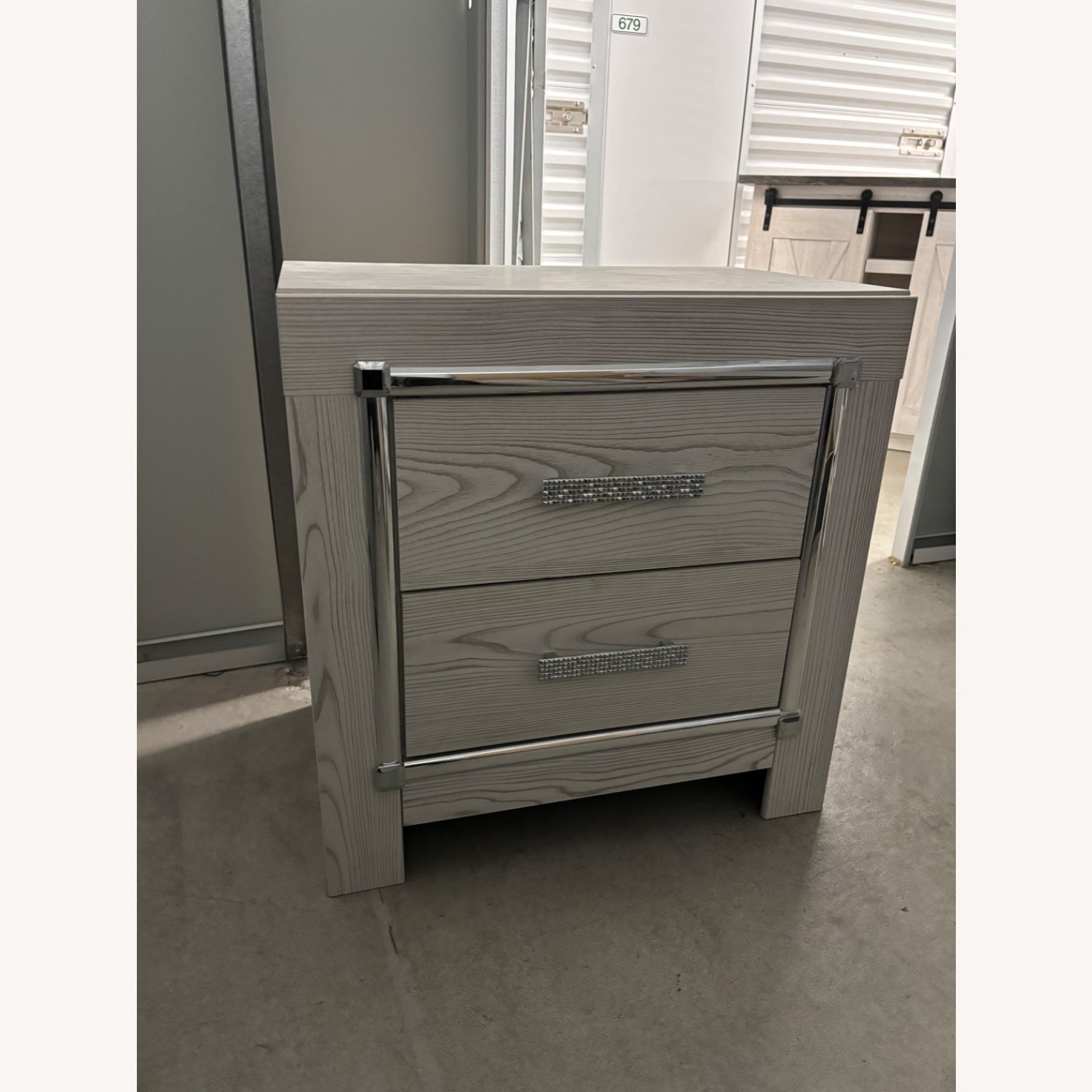 Ashley Furniture White Wood Nightstand - image-3