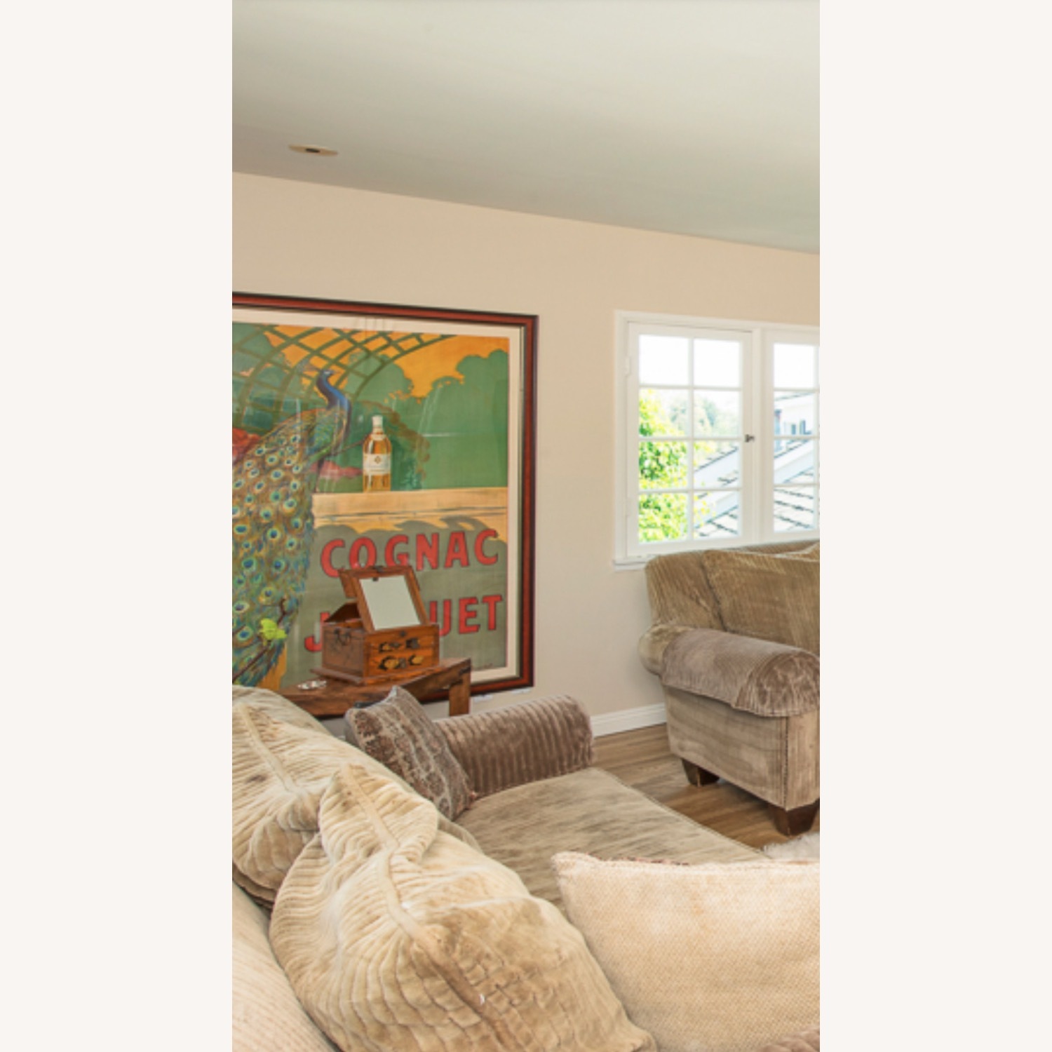 Cognac Jacquet Large Art Signed Bouchet Framed  - image-6