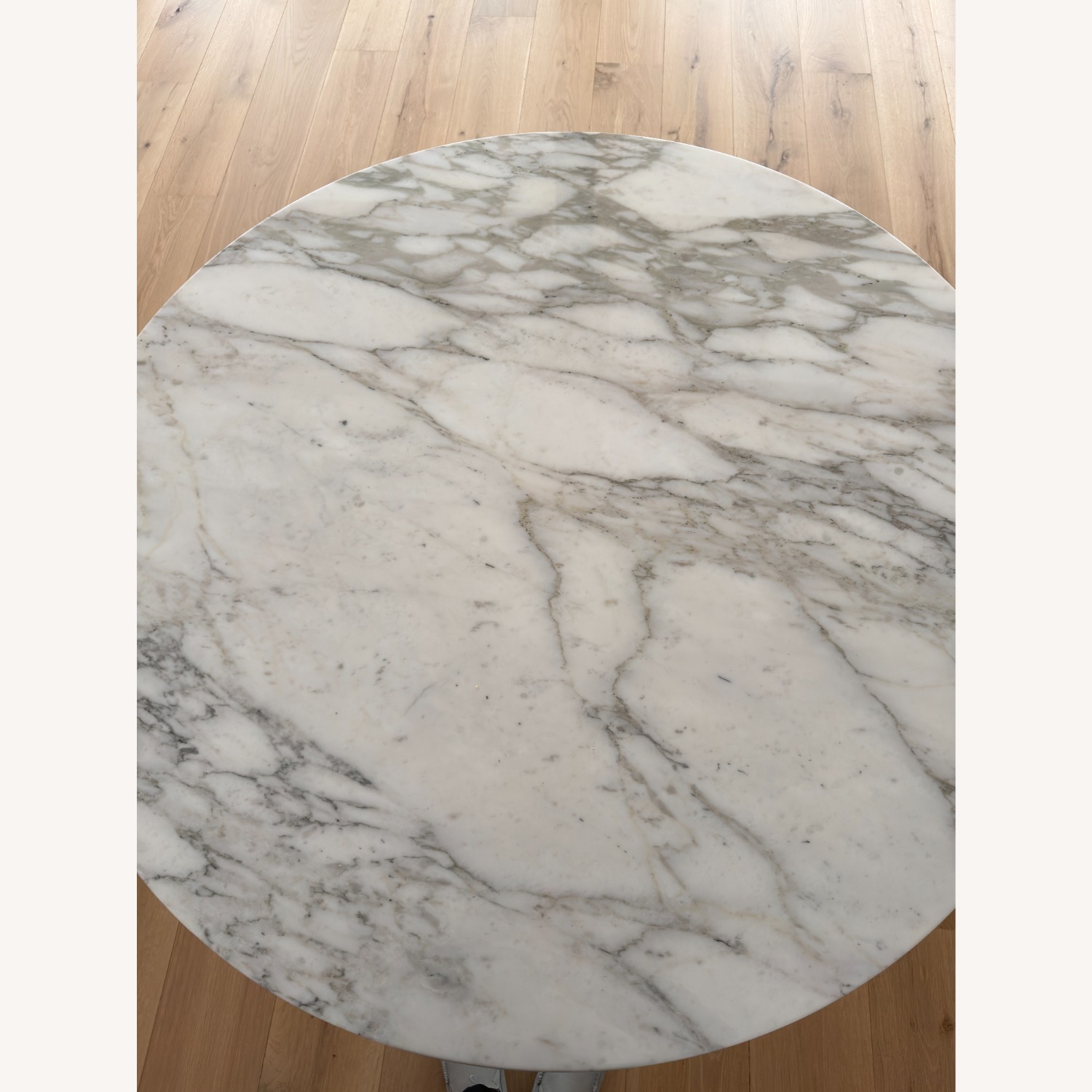 Eero Saarinen Tulip White Marble Dining Table - image-3