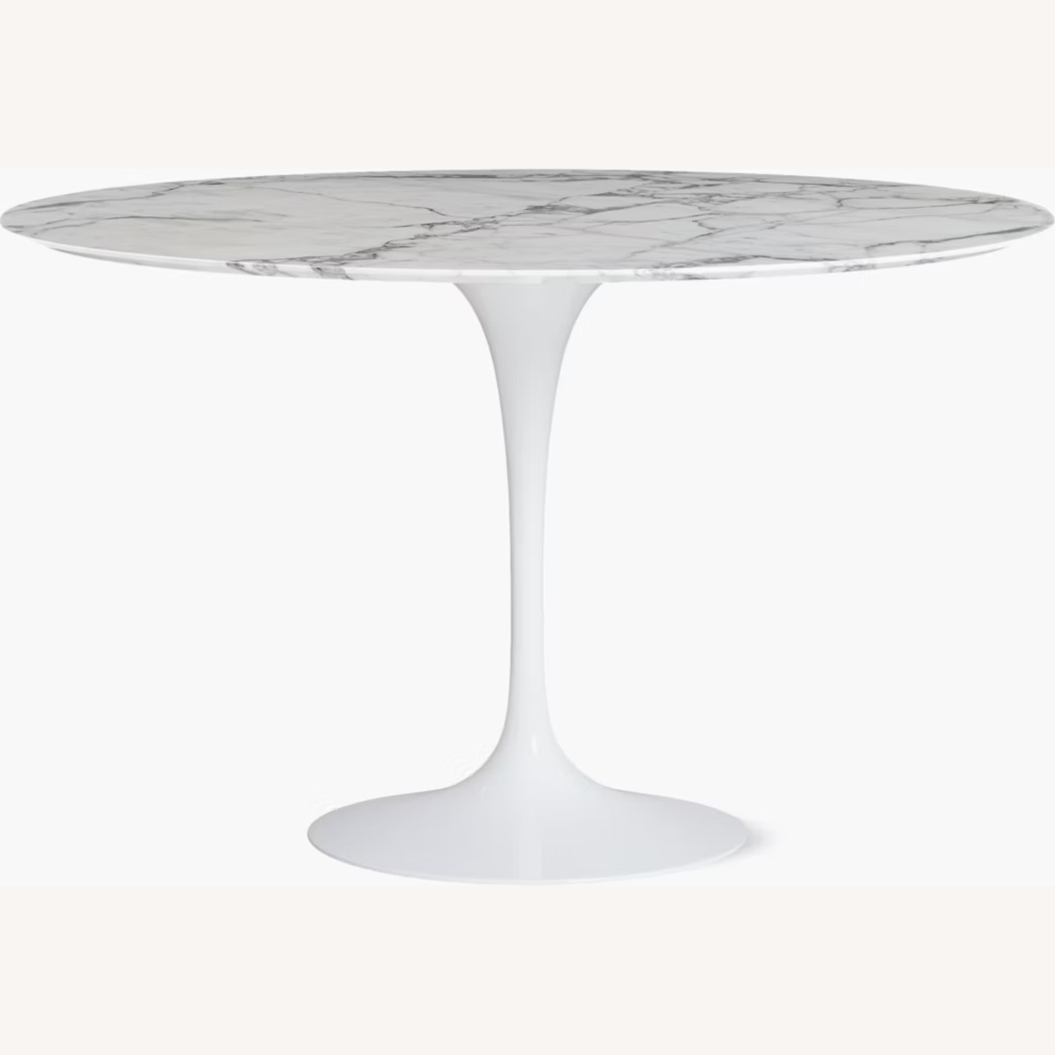 Eero Saarinen Tulip White Marble Dining Table - image-4