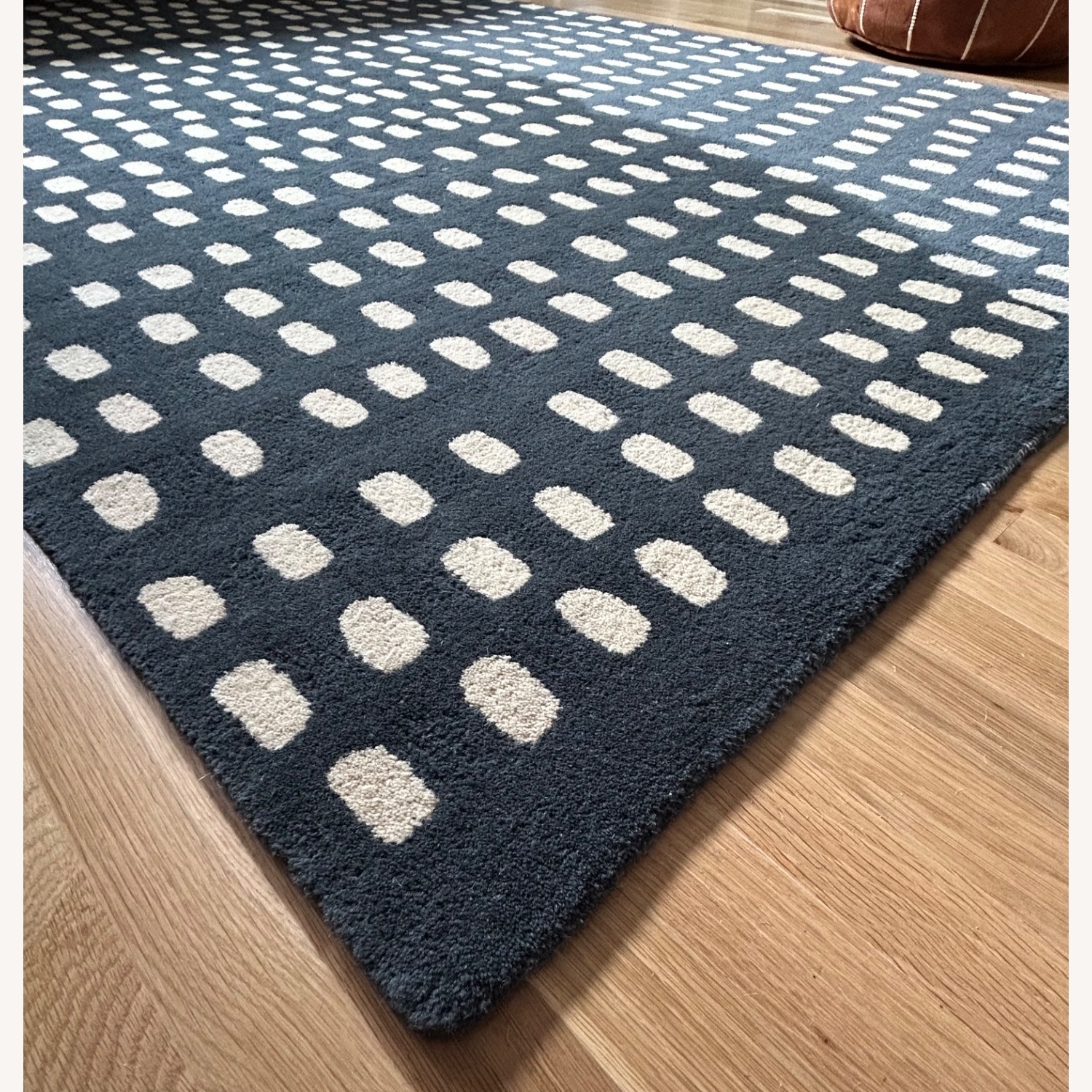 5x8 Novogratz by Momeni Blue Wool Area Rug - image-2