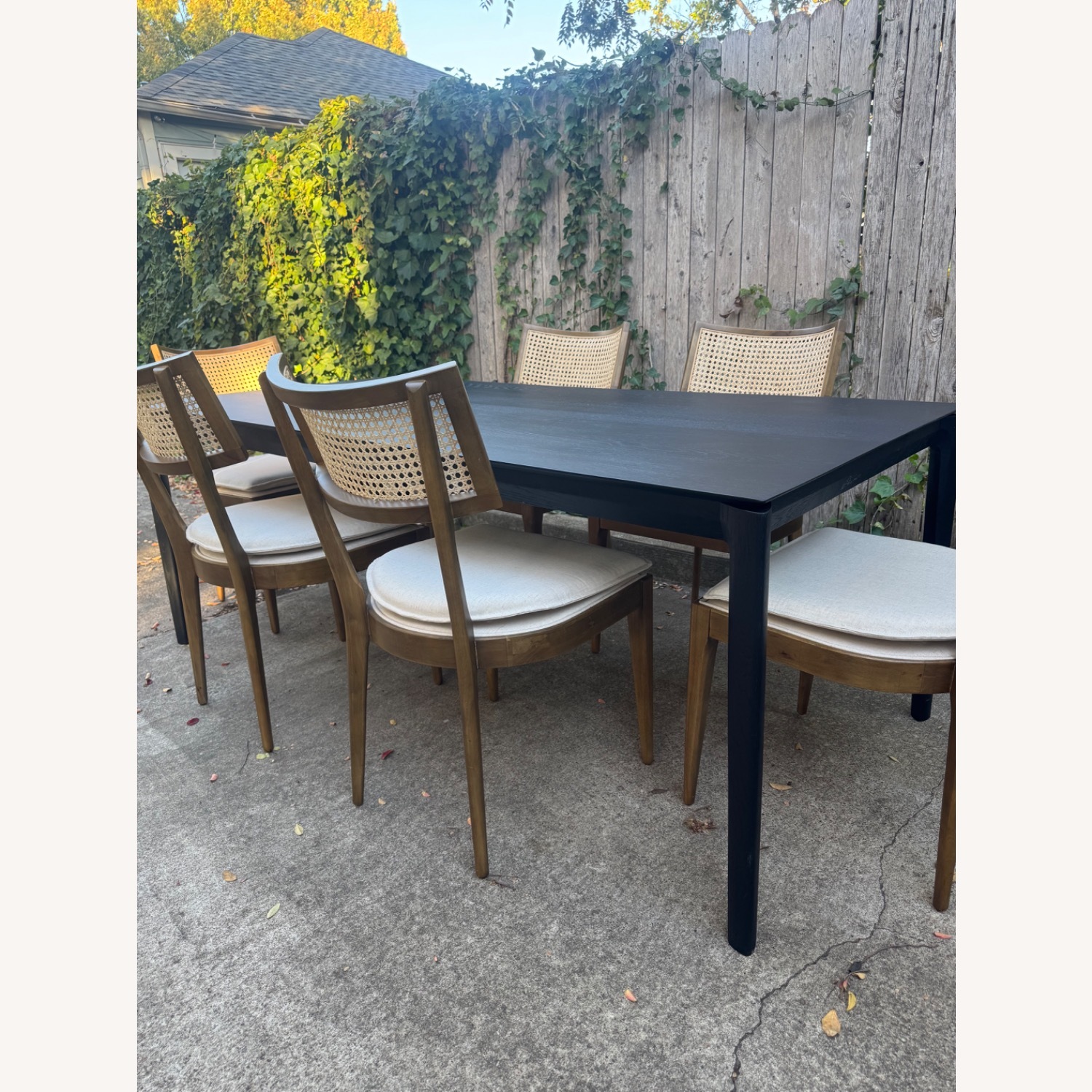 Perigold Dining Set Ethnicraft + Four Hands Wood - image-5