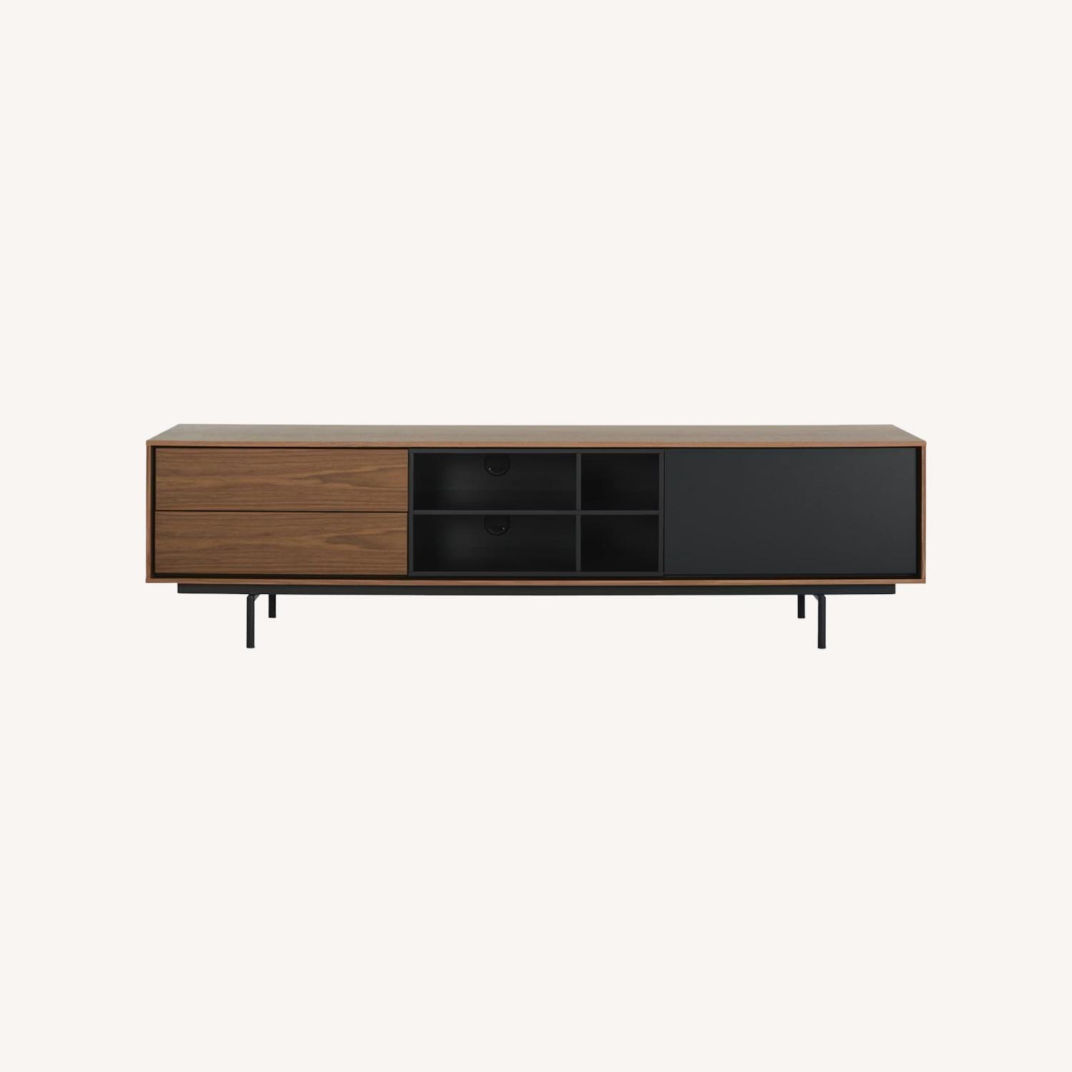 DWR Treku Aura Media Unit - Large - Walnut - image-0