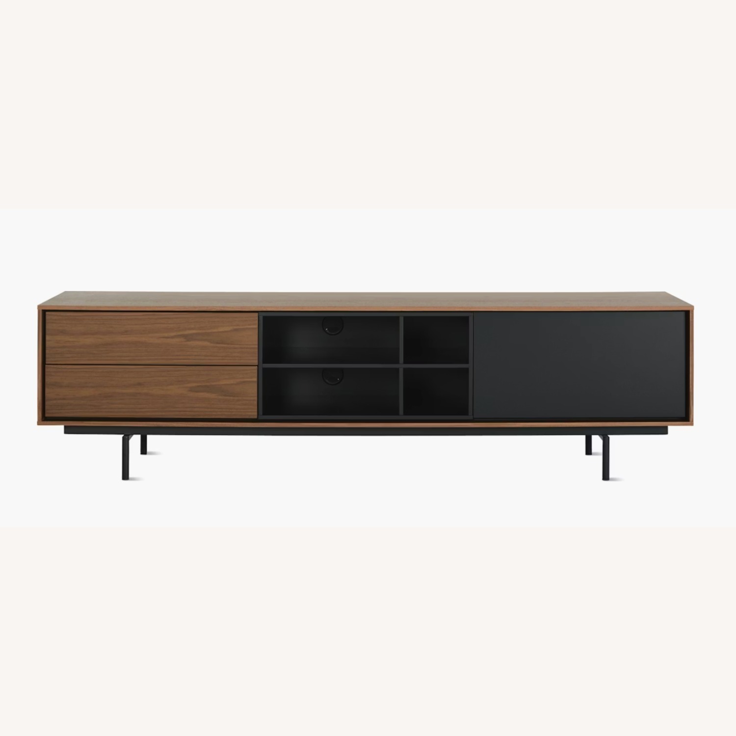 DWR Treku Aura Media Unit - Large - Walnut - image-1