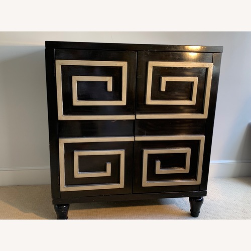 Used Vintage/Antique Finds Black Wood Armoire for sale on AptDeco