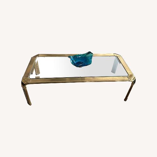 Used John Widdicomb Gold Brass Coffee Table for sale on AptDeco