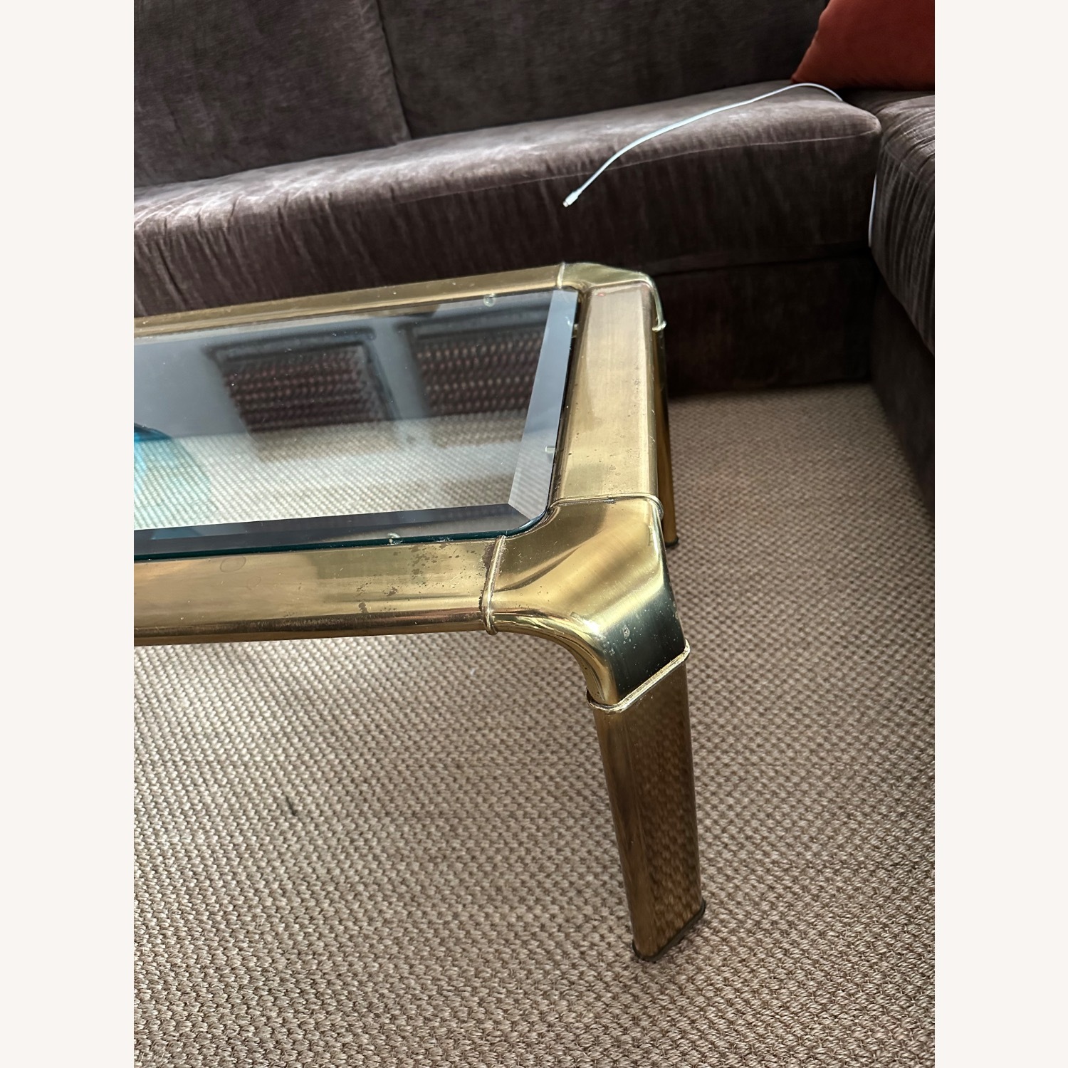 John Widdicomb Gold Brass Coffee Table - image-6