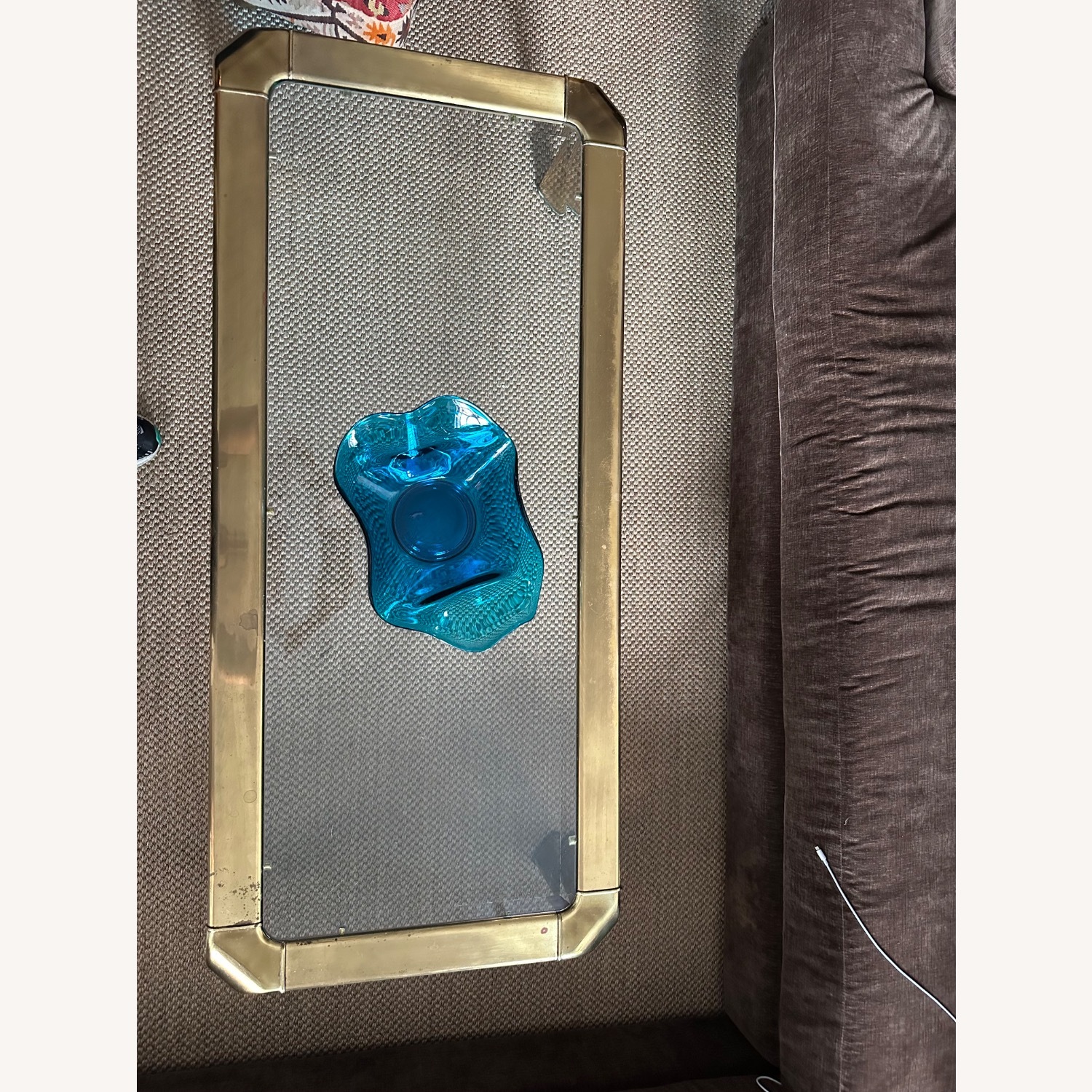 John Widdicomb Gold Brass Coffee Table - image-9