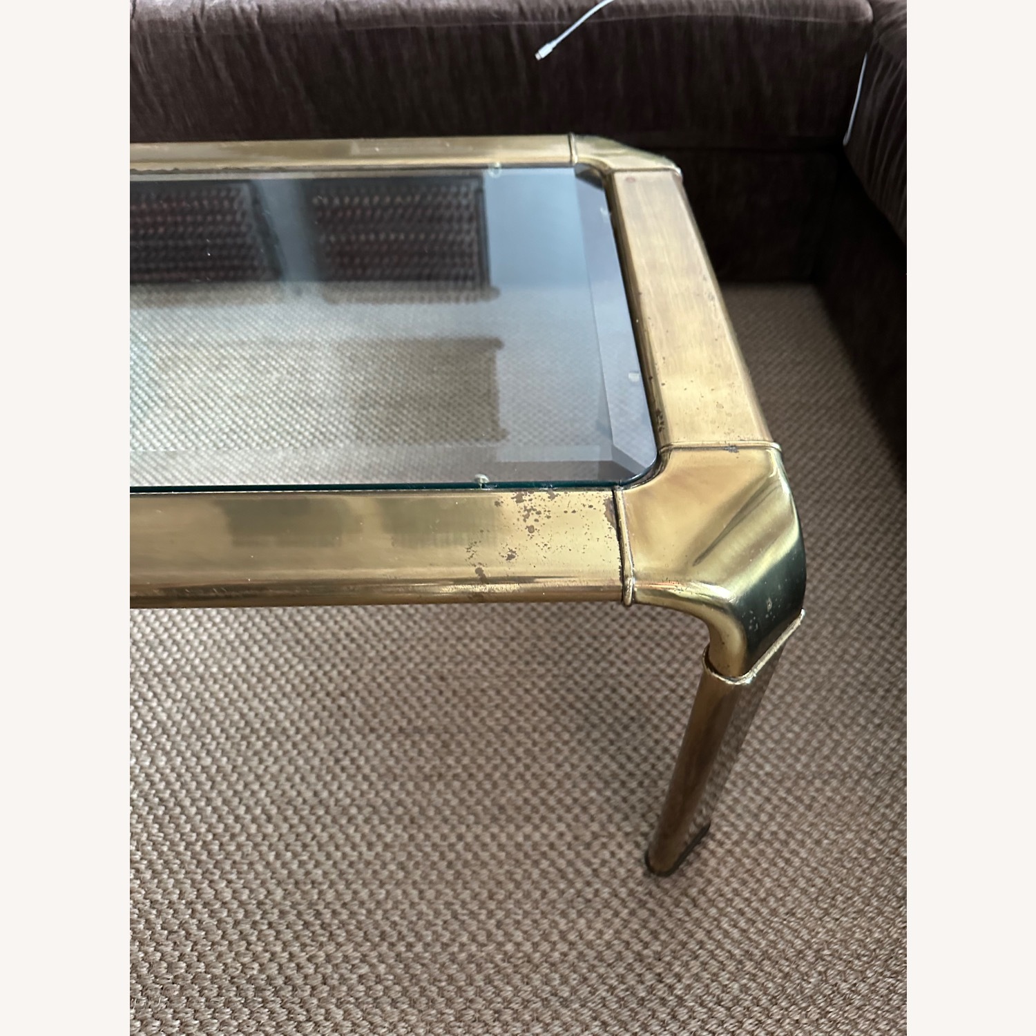 John Widdicomb Gold Brass Coffee Table - image-5