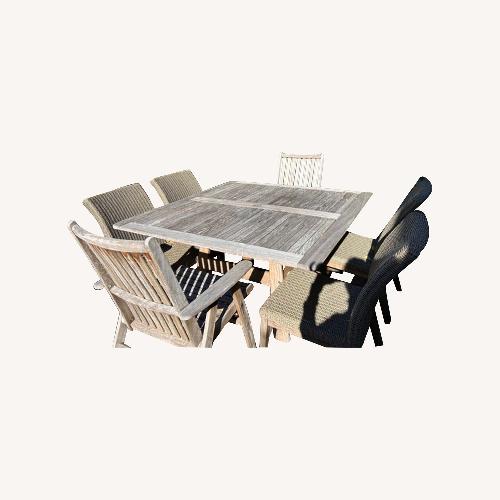 Used Luxury Outdoor Dining Table and Chairs for sale on AptDeco
