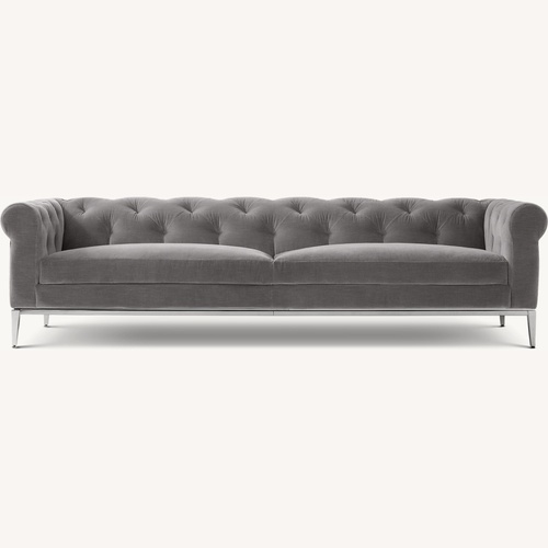 Used Restoration Hardware Carbon Gray 4-Seater Sofa for sale on AptDeco