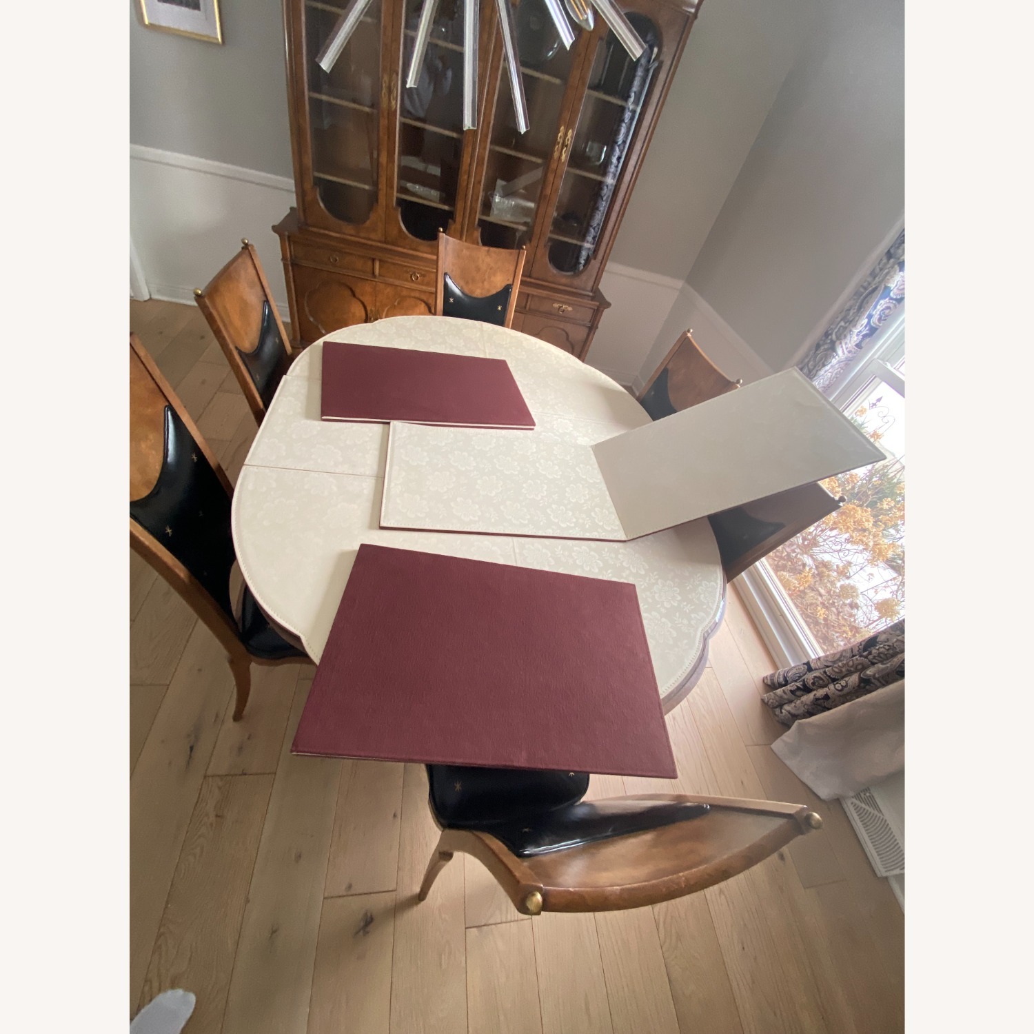 Rare Mastercraft BurlWood Mid-Century Dining Set - image-7