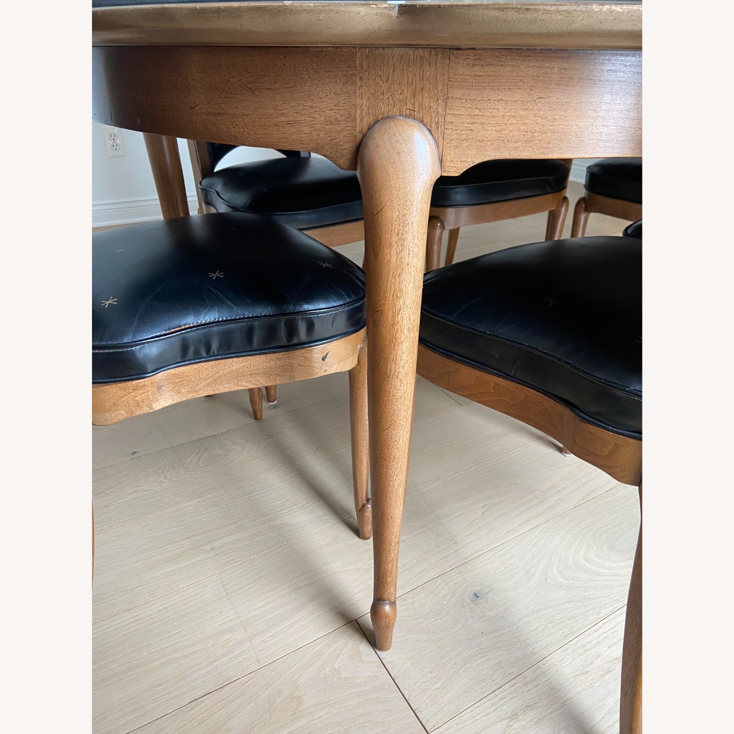 Rare Mastercraft BurlWood Mid-Century Dining Set - image-2