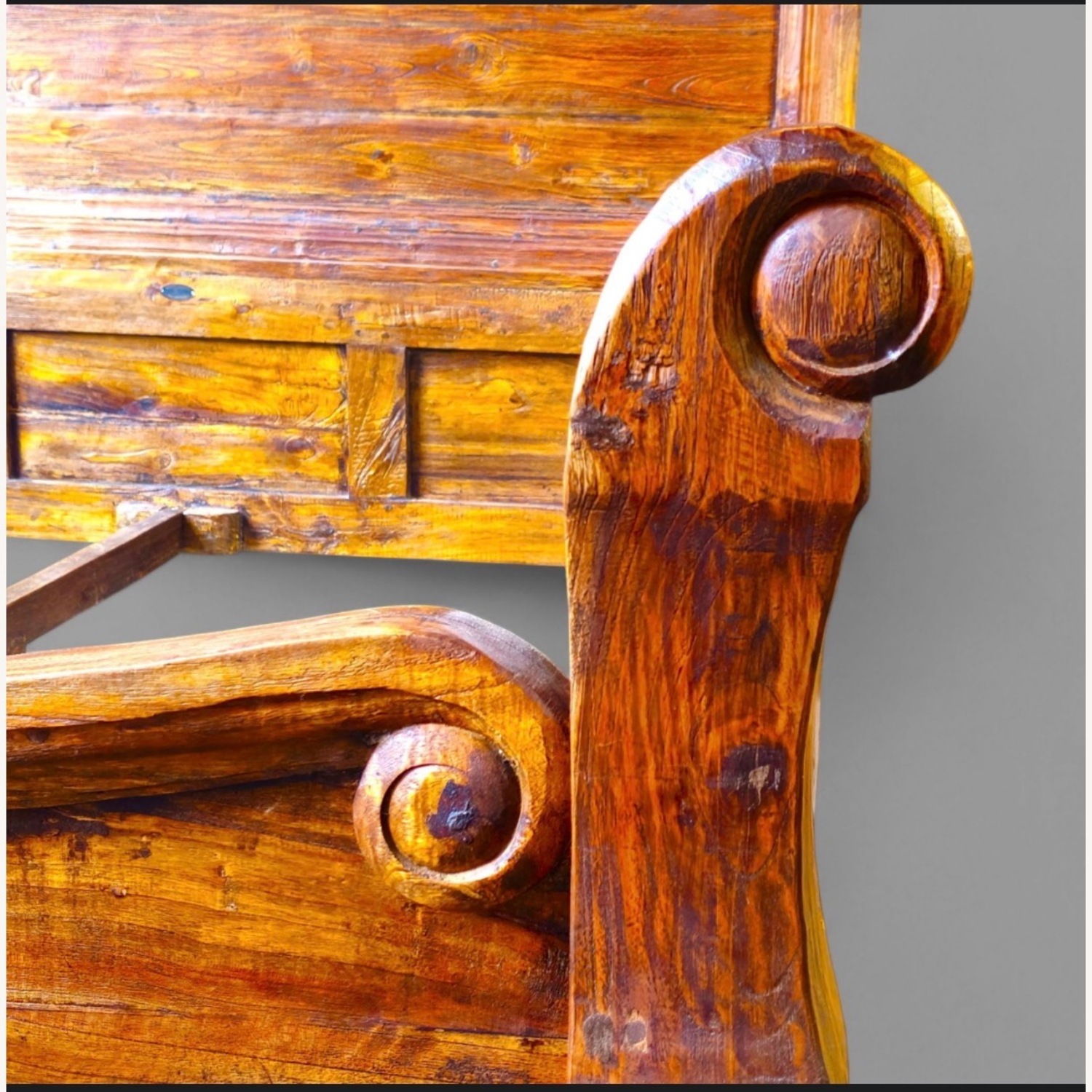 Vintage/Antique Finds Natural Wood King Bed - image-15
