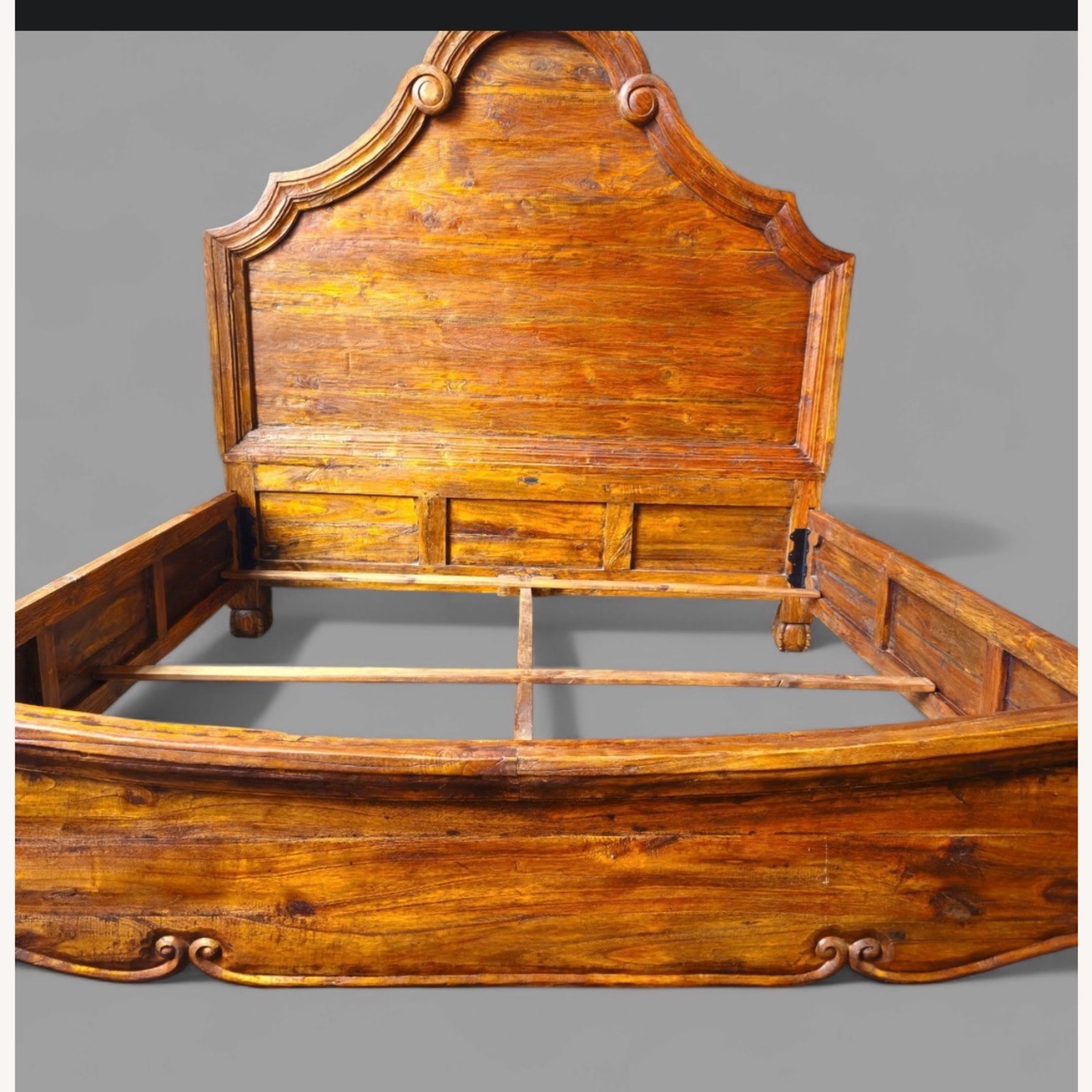 Vintage/Antique Finds Natural Wood King Bed - image-2